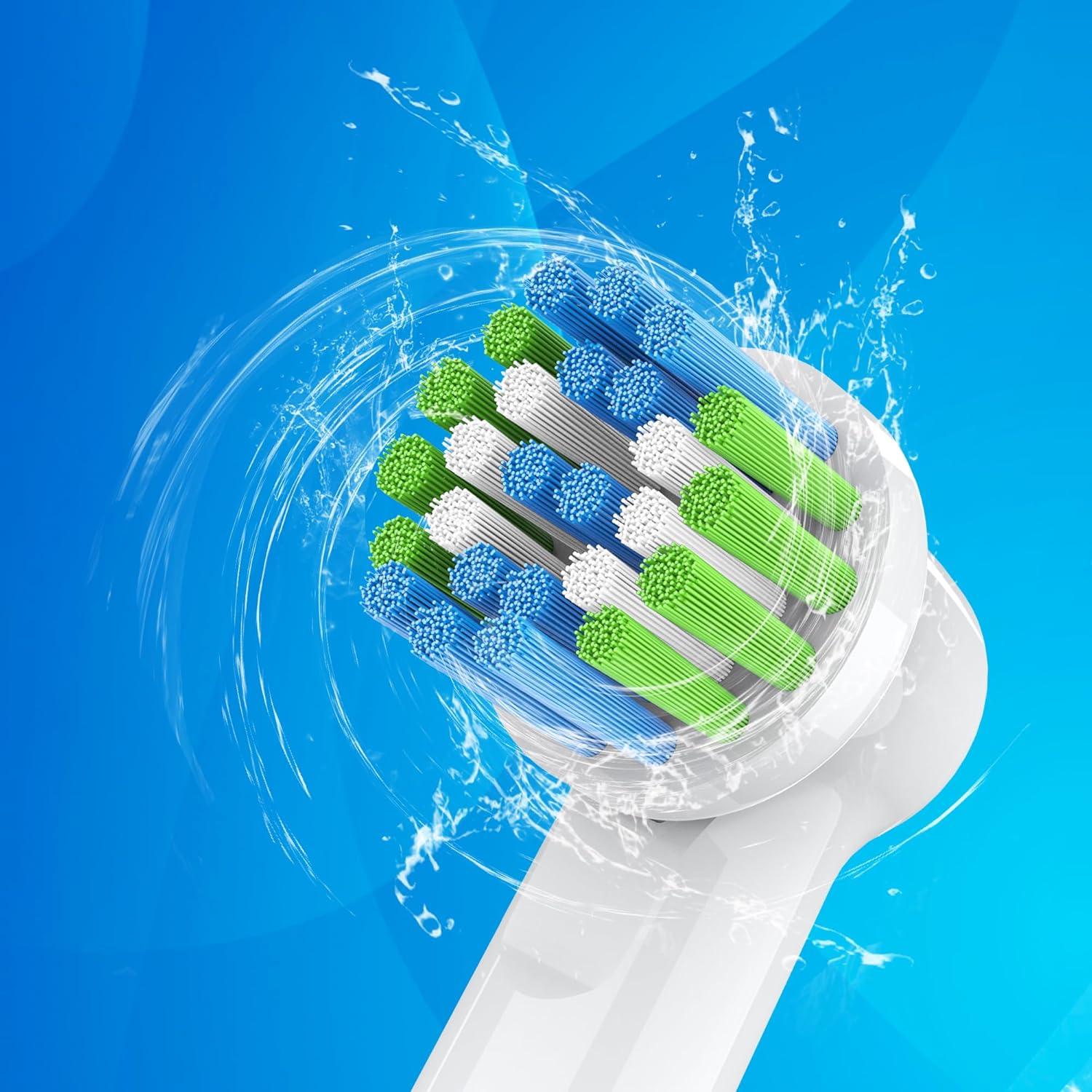 Cabezas de cepillo de repuesto Irfatu para Oral-B - Paquete de 8