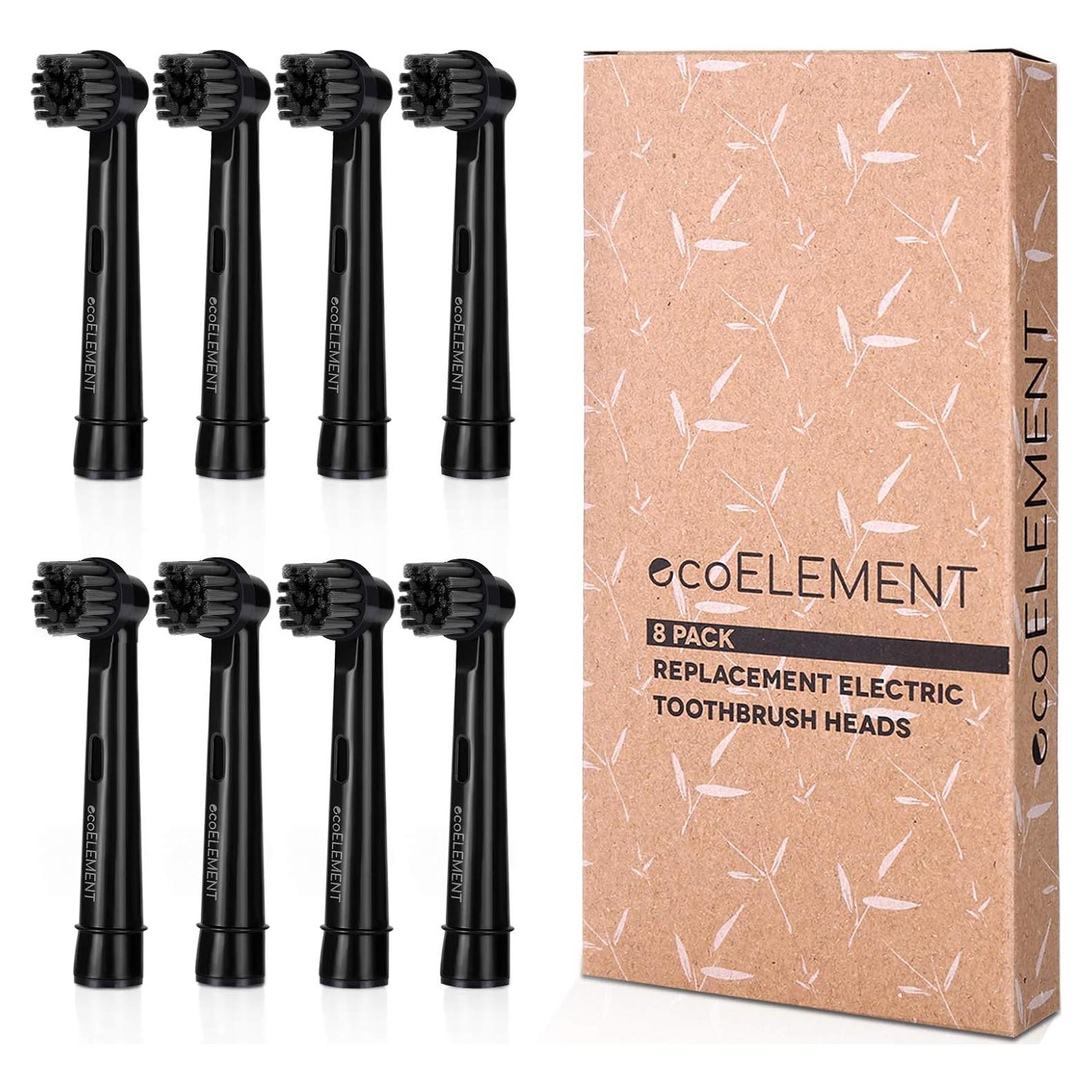 Cabezas de cepillo Oral B de carbón - Paquete de 8 ecoELEMENT