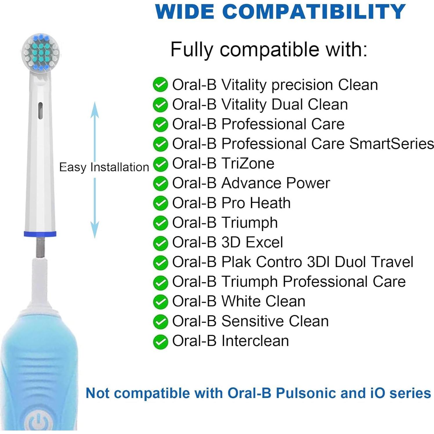 Cabezas de cepillo Oral B Braun Cross Clean 12 unidades