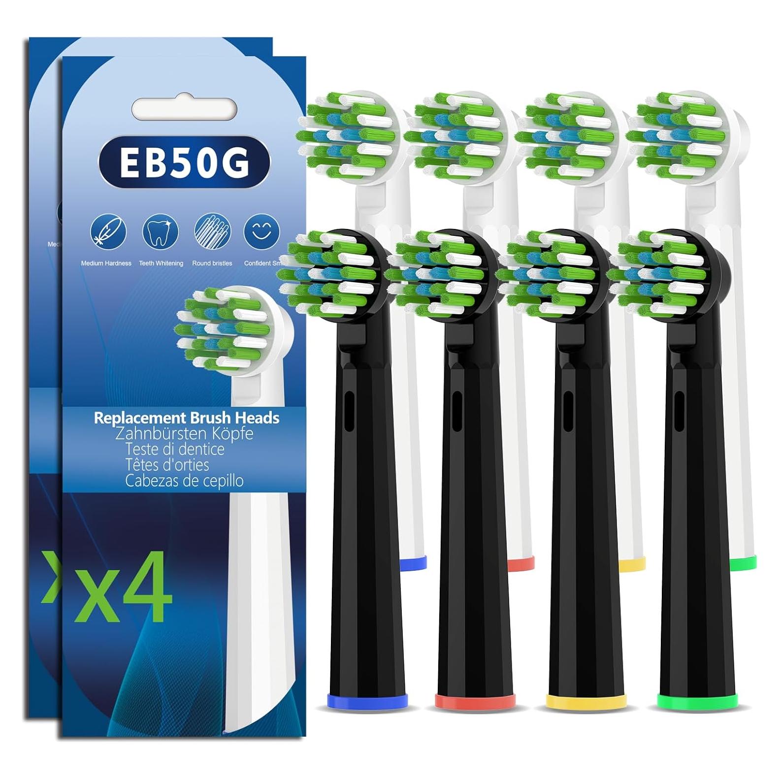 Cabezas de Cepillo de Dientes Repuesto Lanveda 8PC Oral B