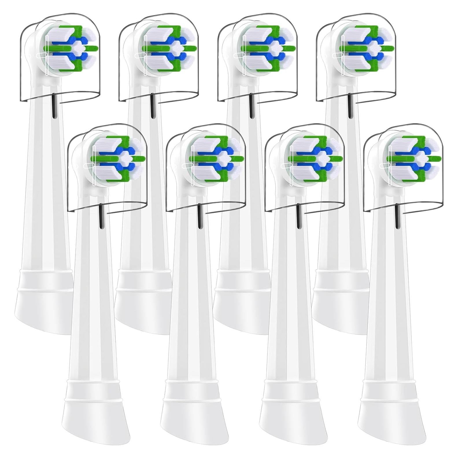 8 Cabezas de Reemplazo Oral B IO Compatibles - Blanco