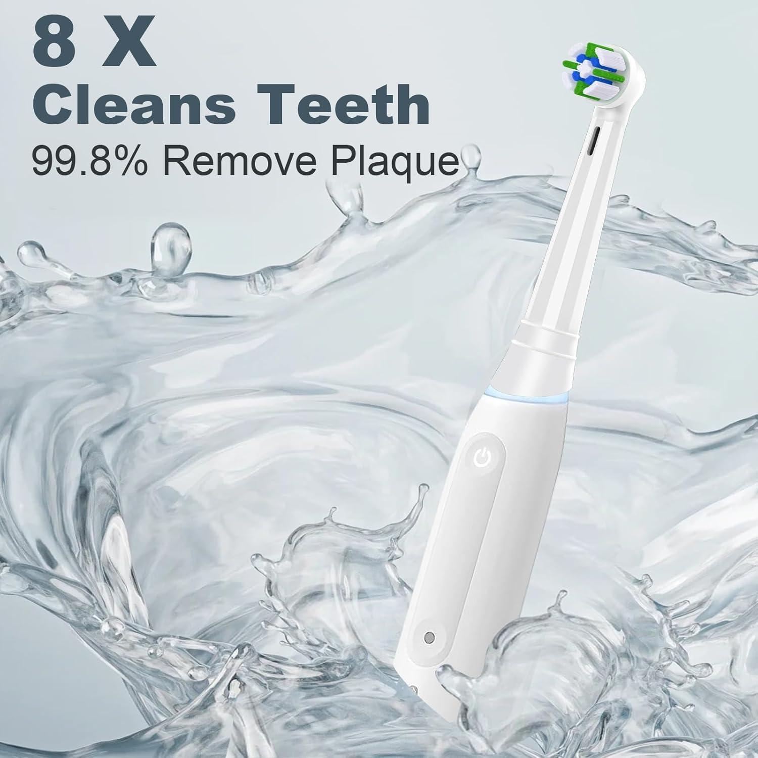 8 Cabezas de Reemplazo Oral B IO Compatibles - Blanco