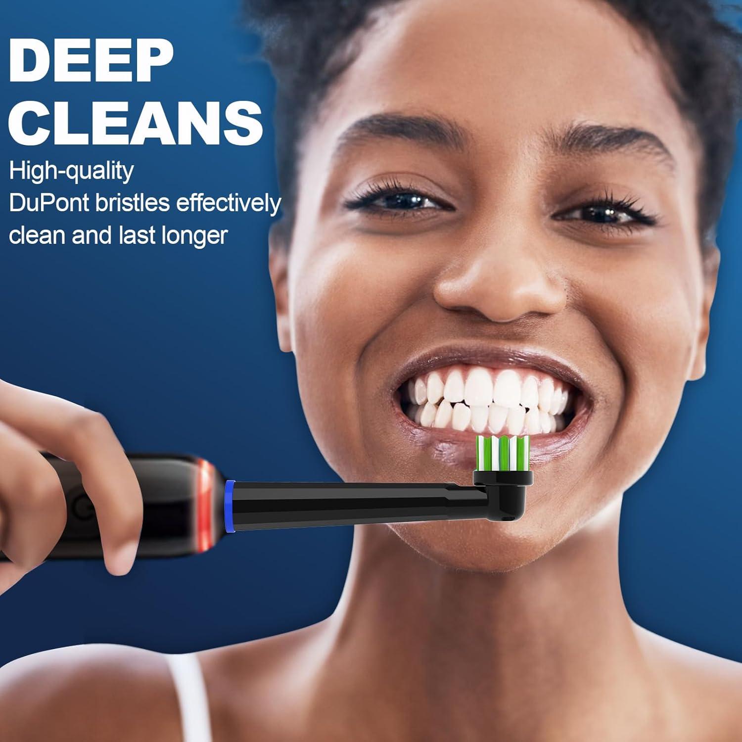 Cabezas de Cepillo de Dientes Oral B Lanveda 8PCS Negro