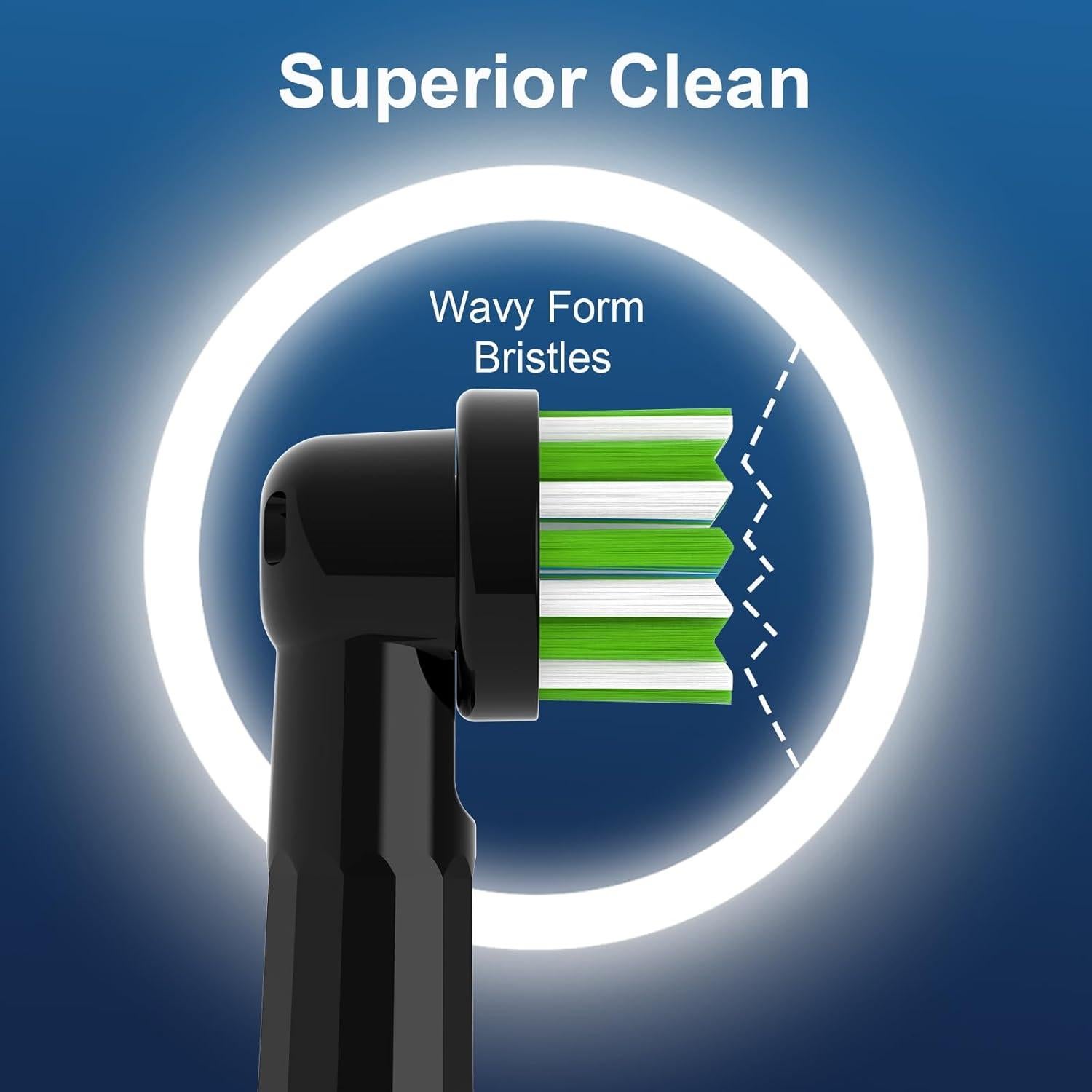 Cabezas de Cepillo de Dientes Oral B Lanveda 8PCS Negro