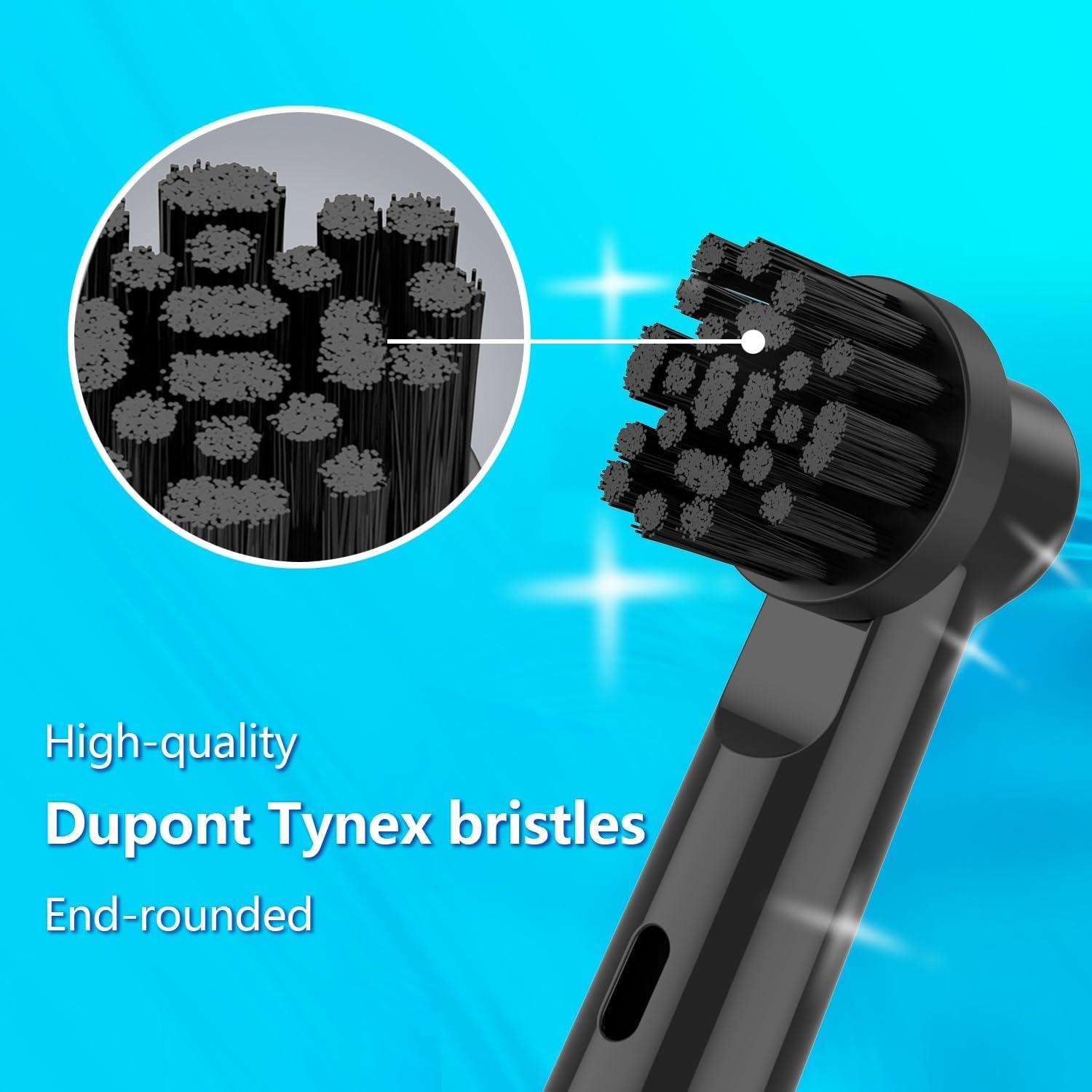 Cabezas de cepillo de repuesto Oral B BUKURII, 8 unidades, cerdas de carbón