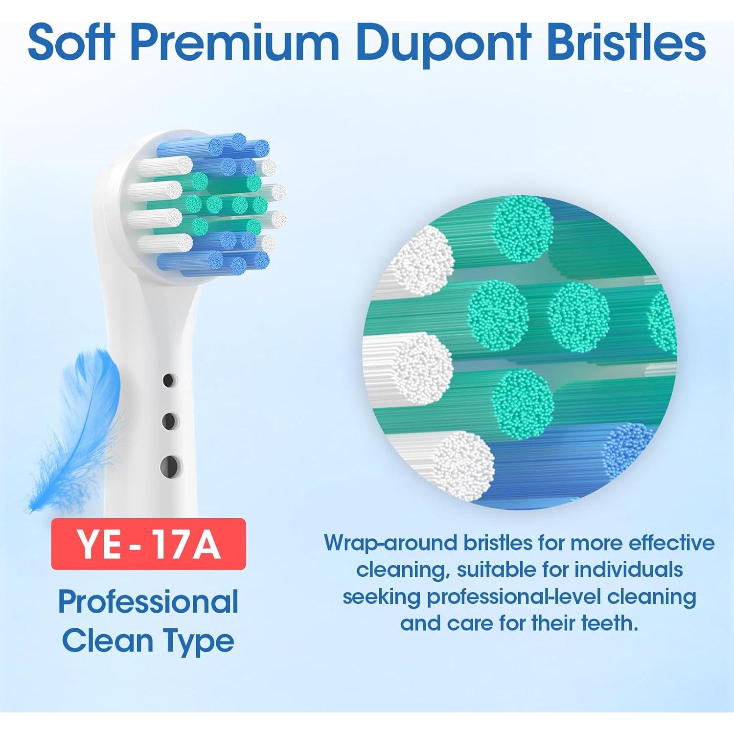 24 Cabezas de Cepillo de Dientes Repuesto Oral-B Limpieza Profesional