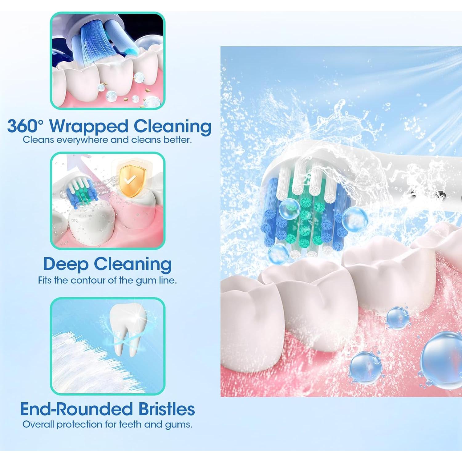 24 Cabezas de Cepillo de Dientes Repuesto Oral-B Limpieza Profesional