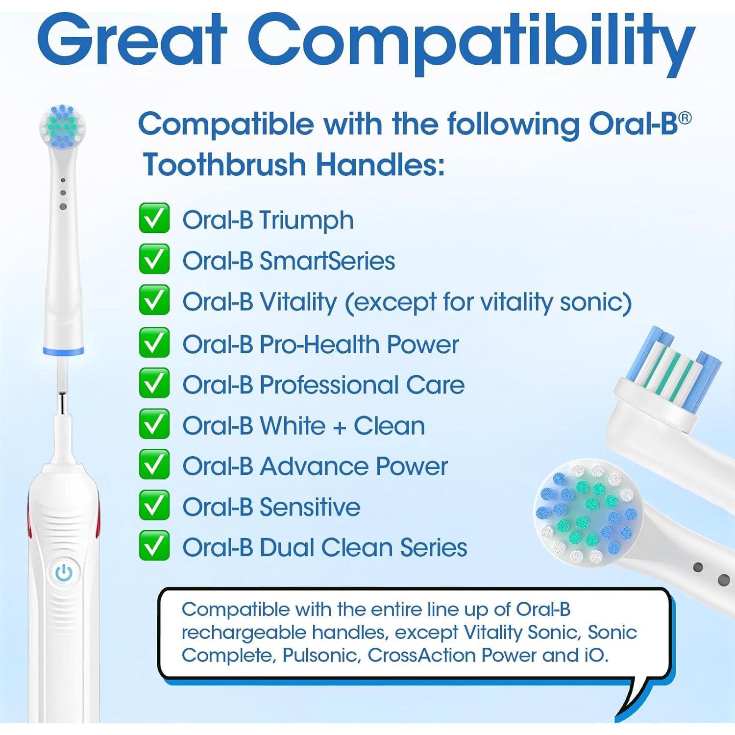 24 Cabezas de Cepillo de Dientes Repuesto Oral-B Limpieza Profesional