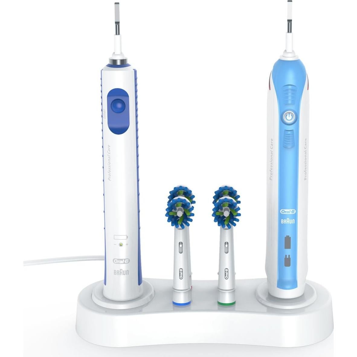 Soporte Doble para Cepillos Eléctricos CNVOILA Blanco