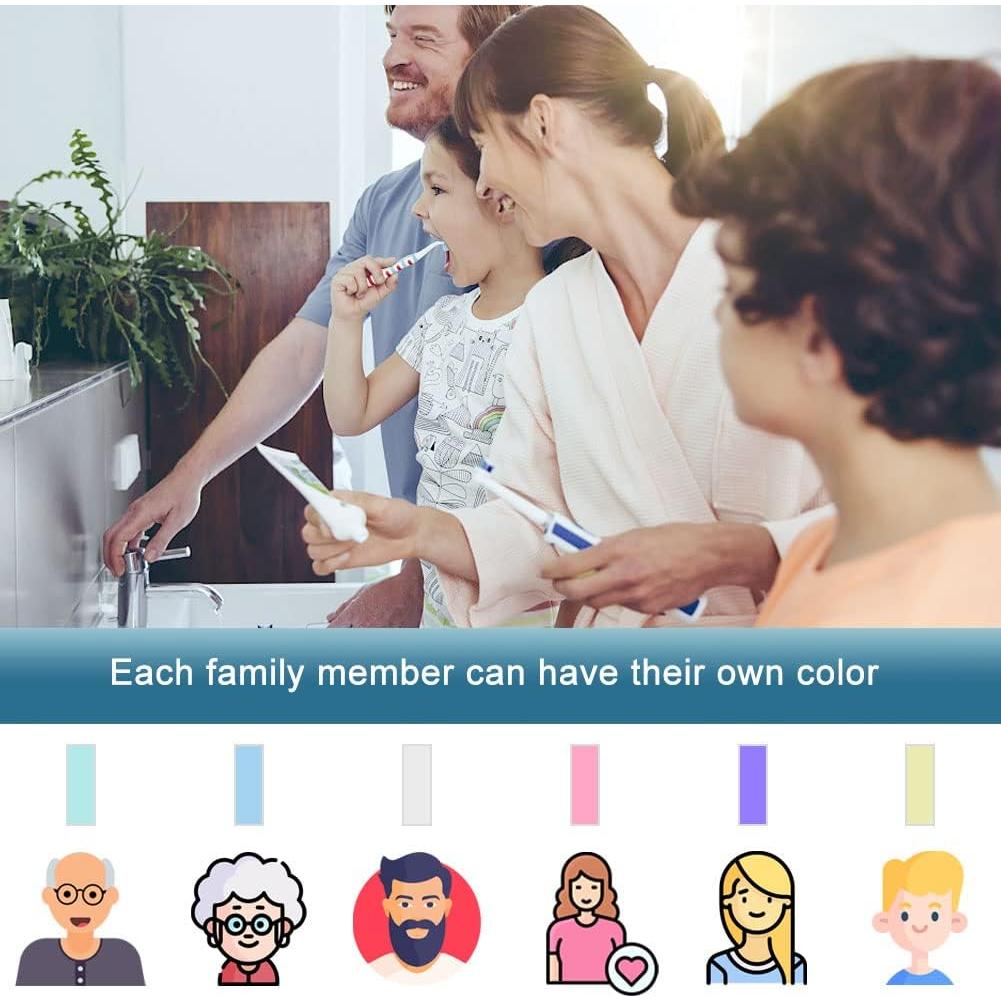 Cubiertas de cepillo de dientes Cellena para Oral B iO - 6 piezas