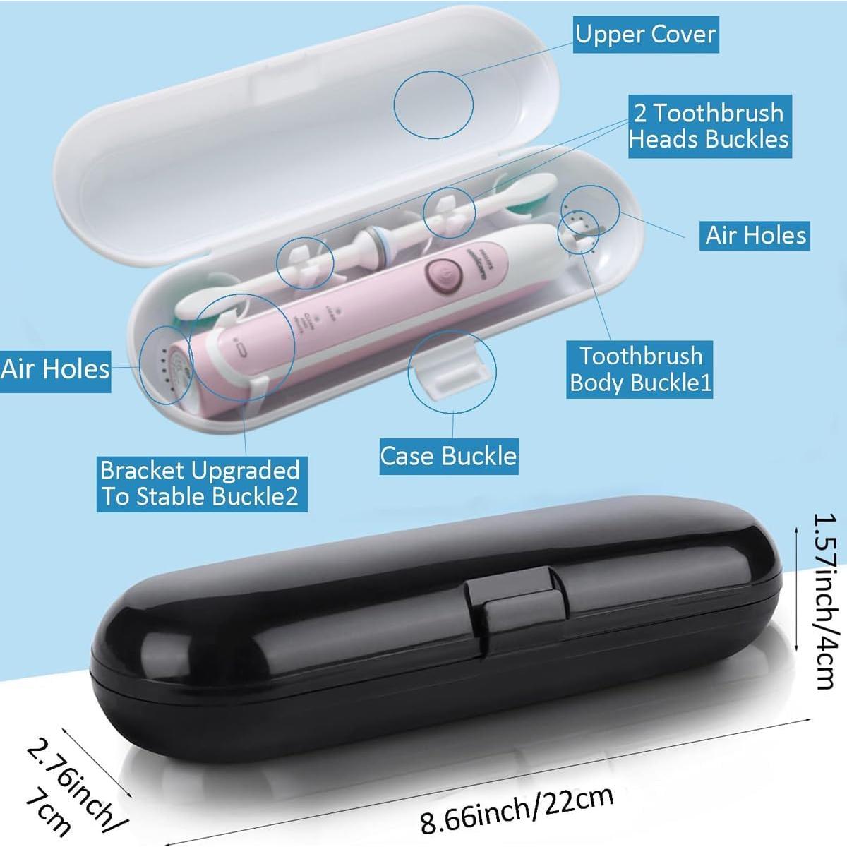 Estuches de Plástico para Cepillo de Dientes Bringsine - 2 Piezas