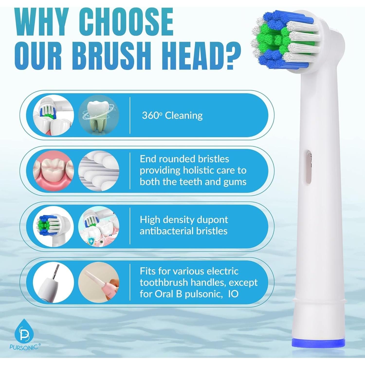 Cabezas de cepillo Oral-B Braun - Cerdas suaves - Paquete 12