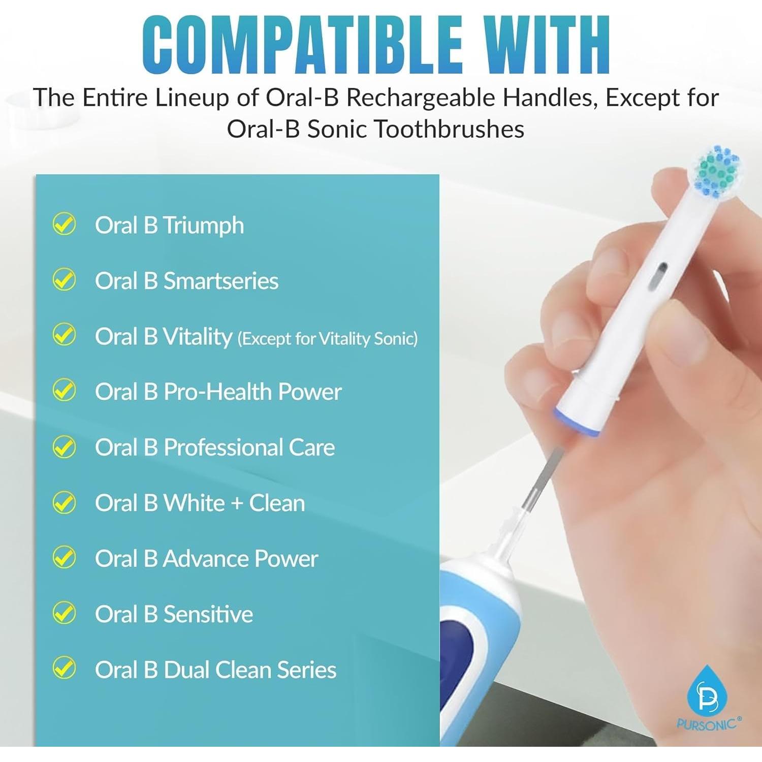 Cabezas de cepillo Oral-B Braun - Cerdas suaves - Paquete 12