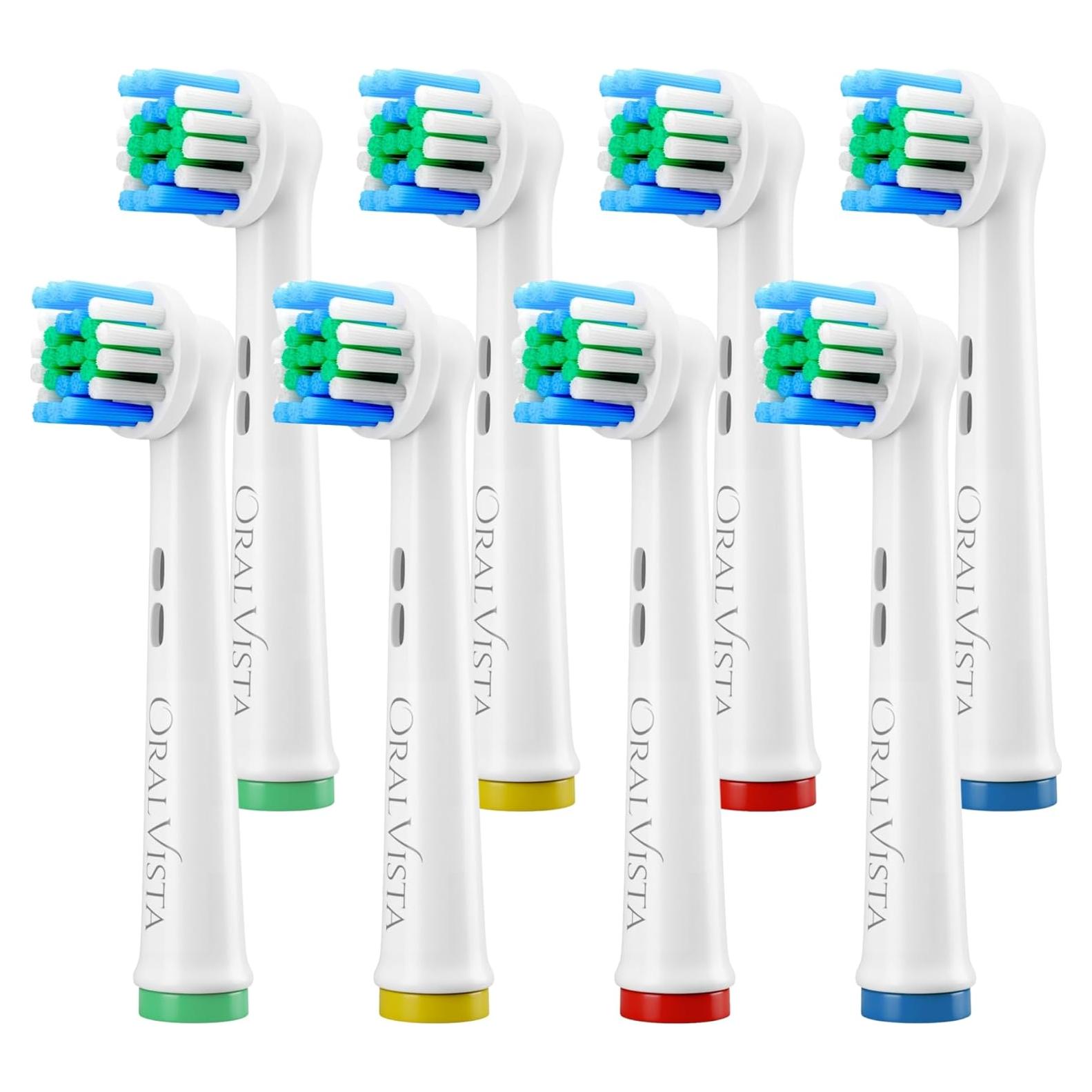 Cabezal de Repuesto OralVista Compatible con Braun Oral B - 8 Unidades