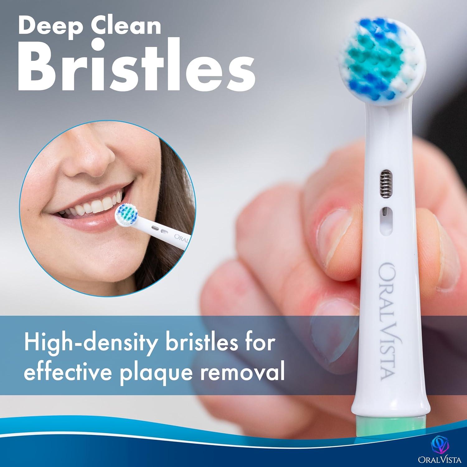 Cabezal de Repuesto OralVista Compatible con Braun Oral B - 8 Unidades
