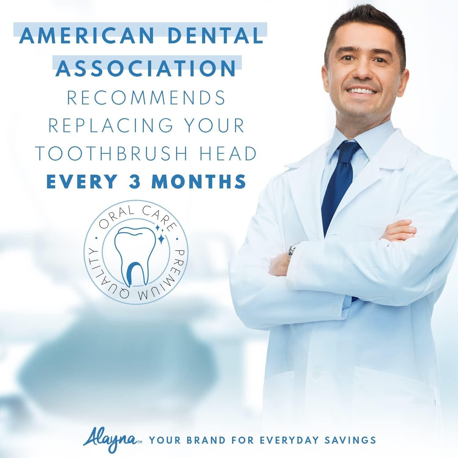 Cabezas de cepillo de reemplazo Alayna TM - Paquete de 8 unidades