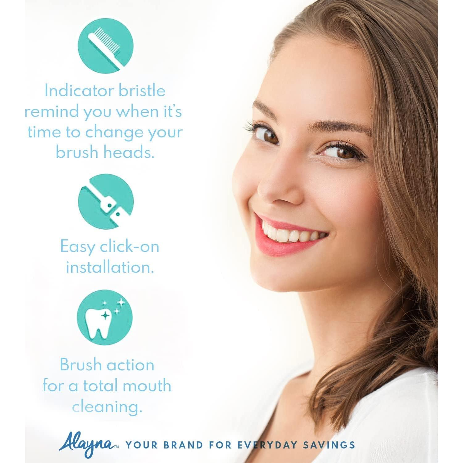 Cabezas de cepillo de reemplazo Alayna TM - Paquete de 8 unidades