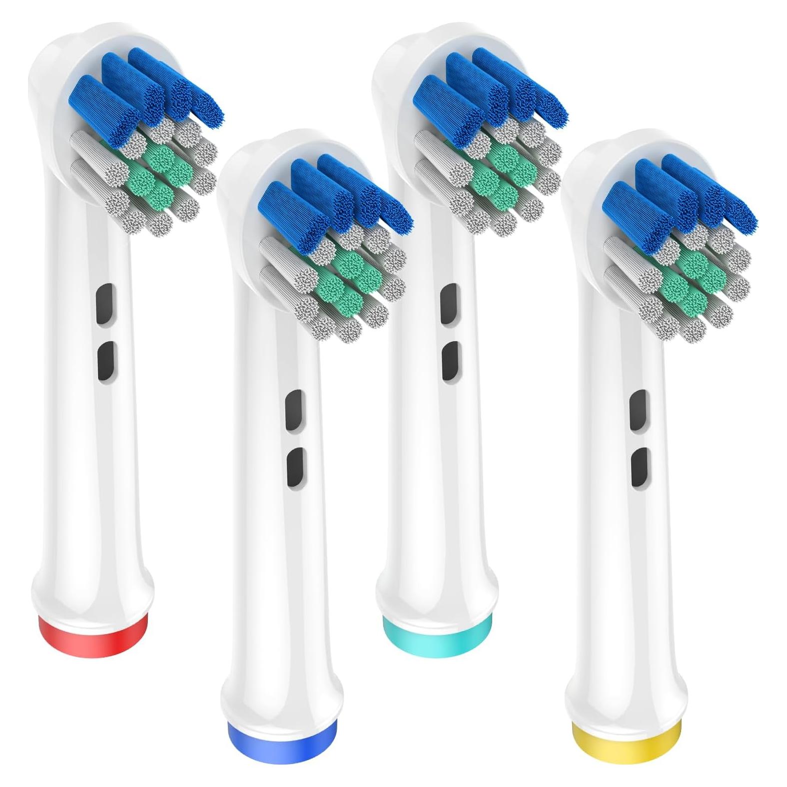 Cabezas de cepillo Oral B Braun - Paquete de 4 cerdas Dupont suaves