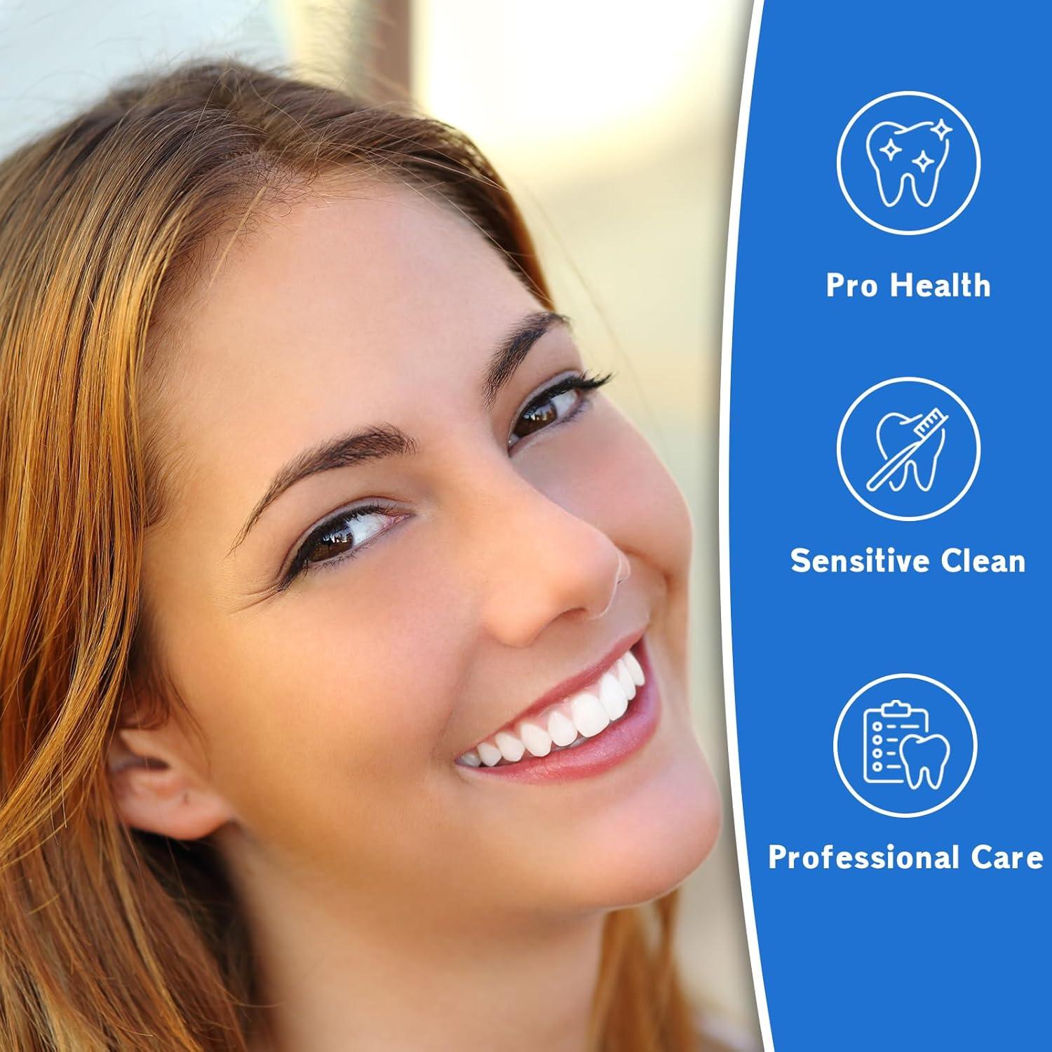 Cabezas de cepillo Oral B Braun - Paquete de 4 cerdas Dupont suaves