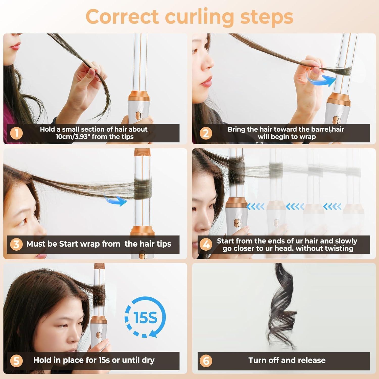 Cepillo Secador de Cabello 6 en 1 Trylater con Iones Negativos