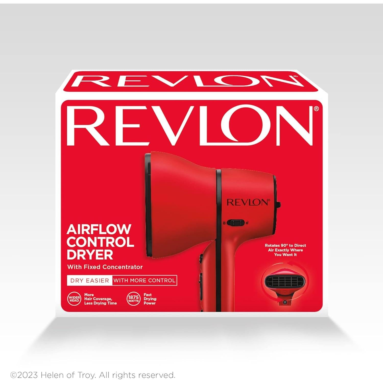 Secador de Pelo Revlon 1875W con Difusor y Control de Flujo