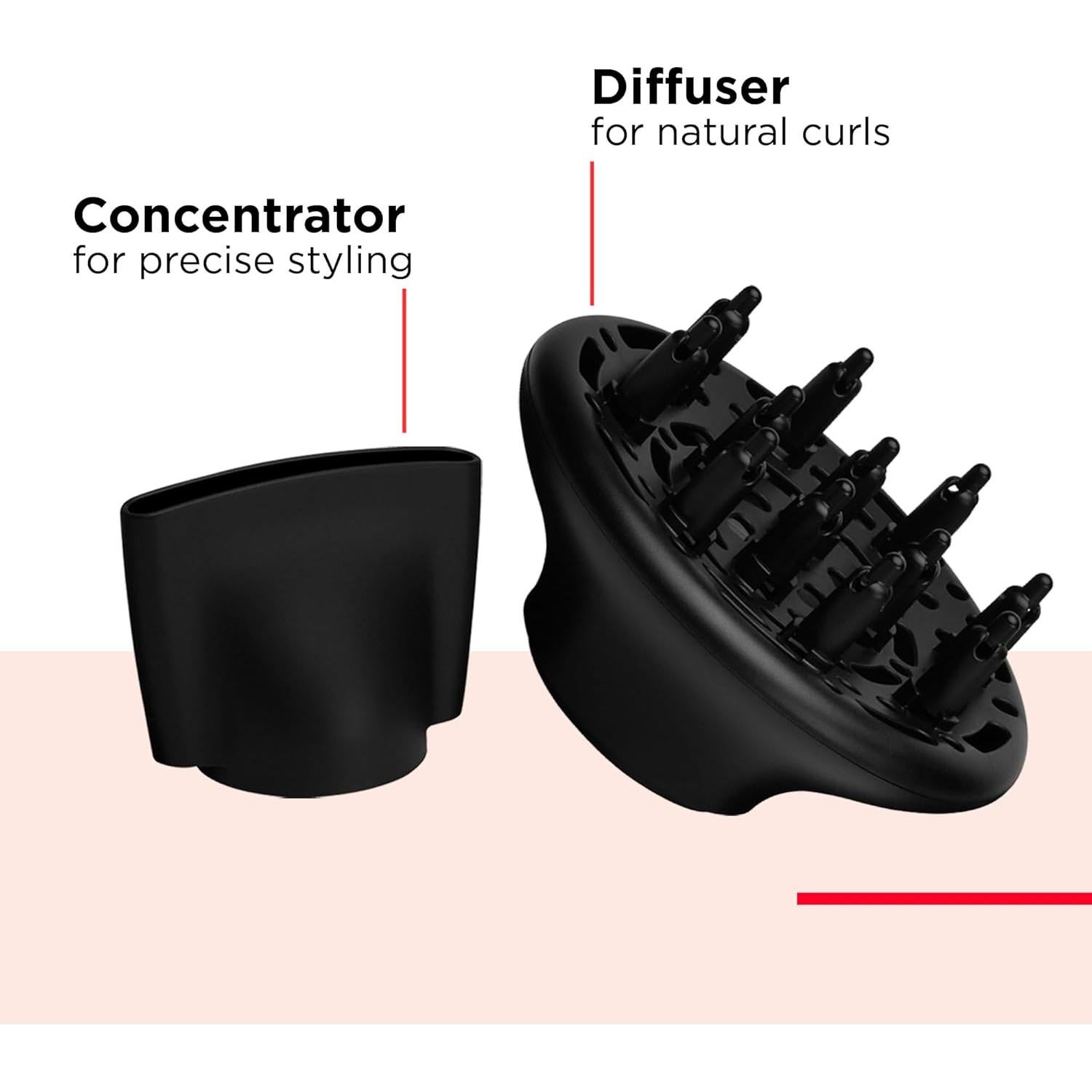 Secador de pelo Revlon Dry Max 1875W con difusor y concentrador