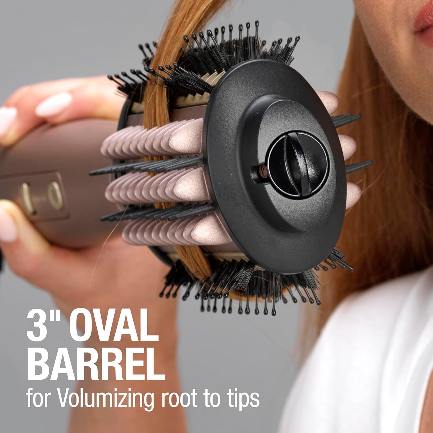 Cepillo Secador 2-en-1 Conair InfinitiPRO 205°F 3" Ovalado