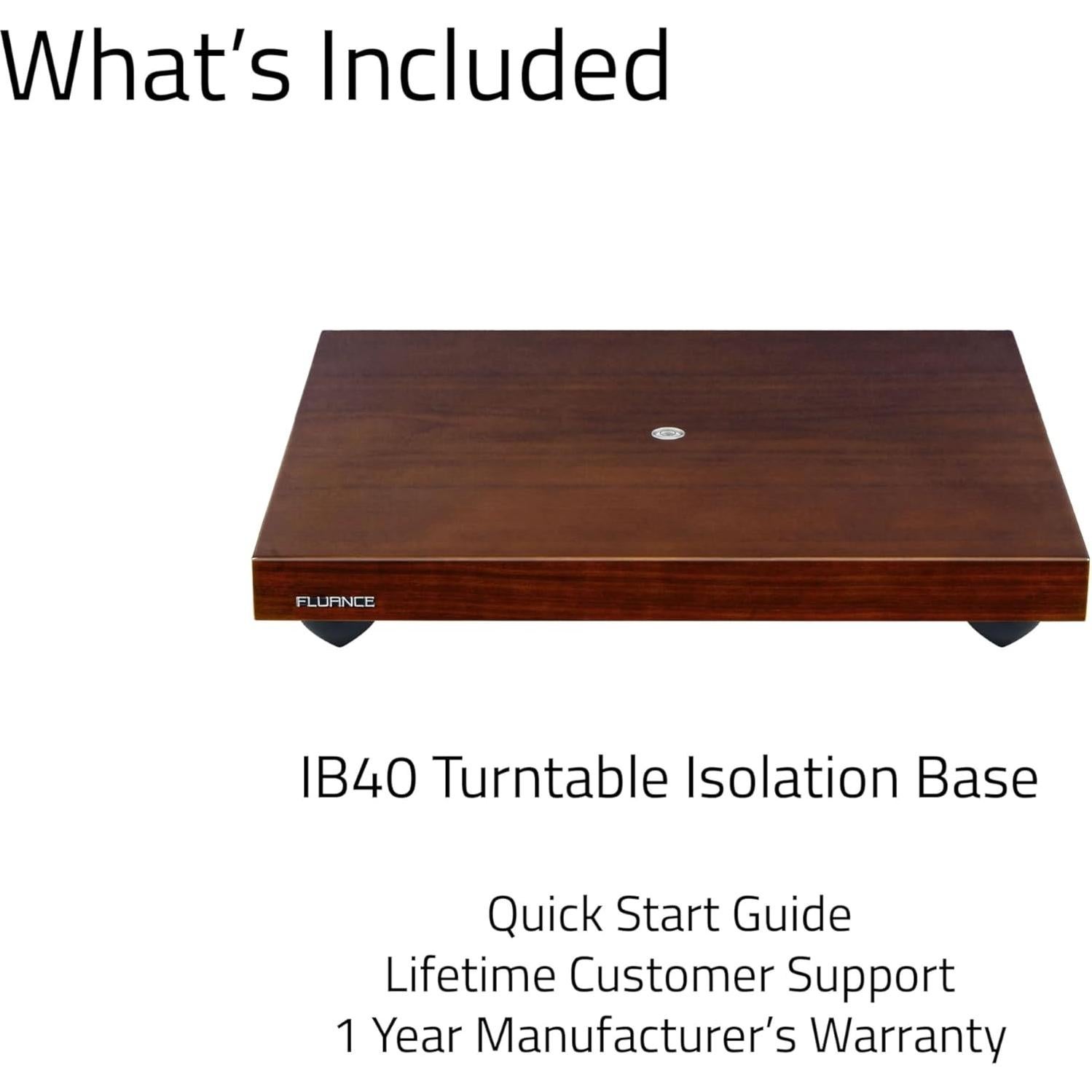 Base Aislante Fluance IB40 Madera Antivibración 4.76kg