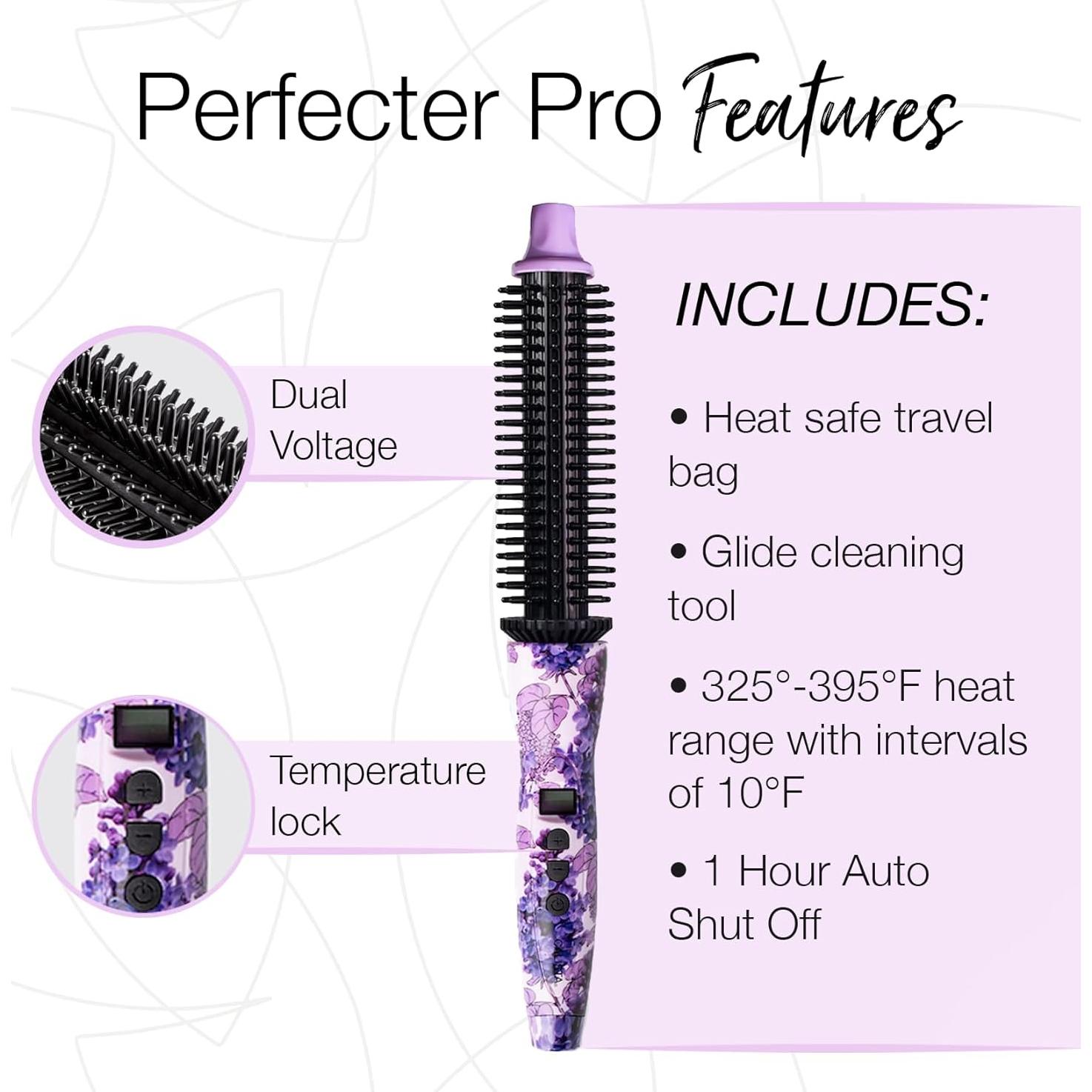 Cepillo Redondo Calentado Calista Perfecter Pro 1.0" (2.54 cm) - Riza y Da Volumen