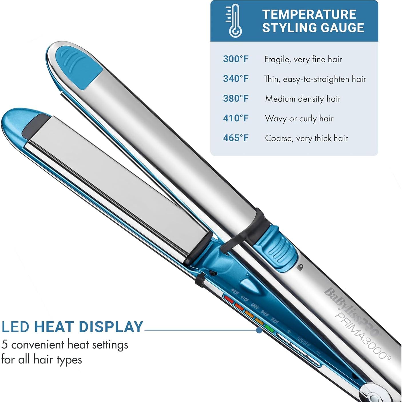 Plancha de Pelo BaBylissPRO Nano Titanium 30.5cm - Profesional