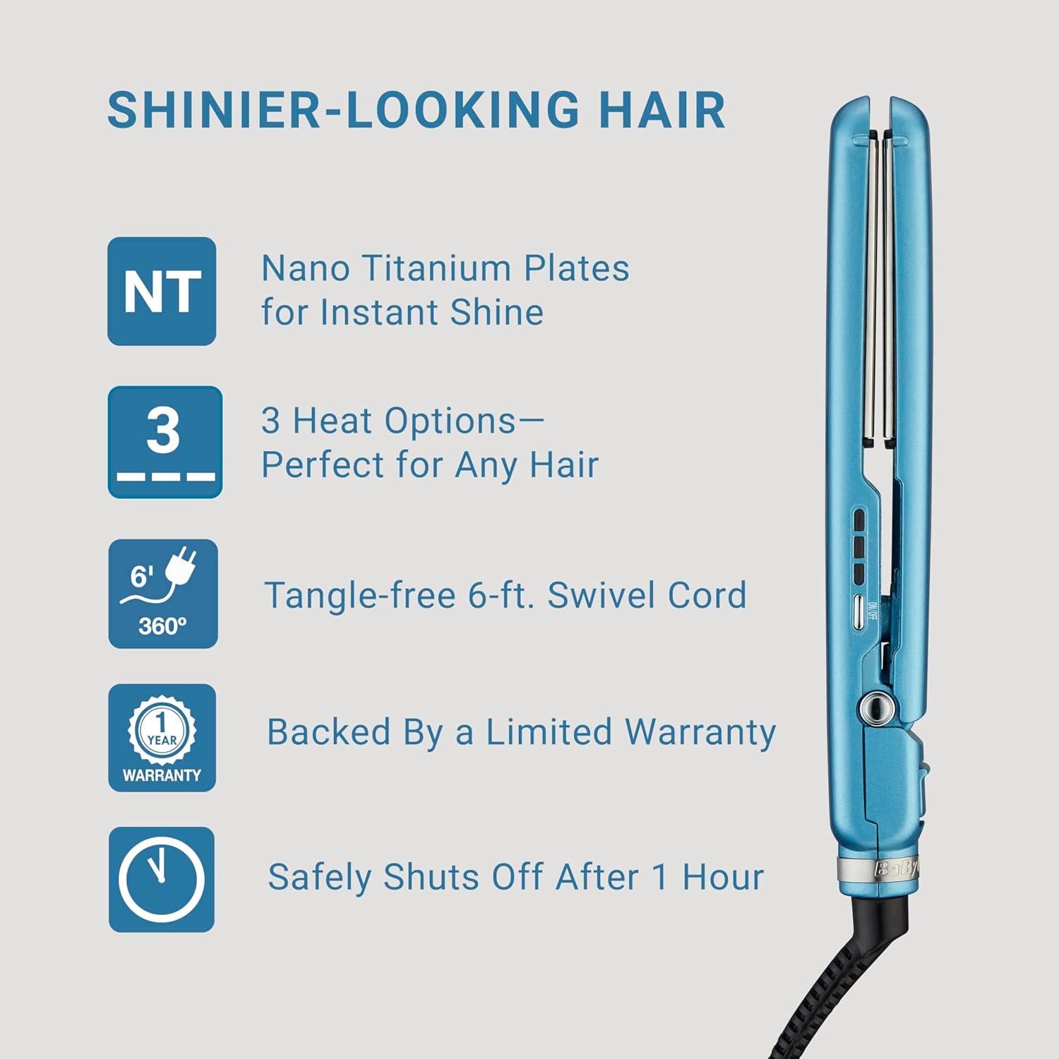 BaBylissPRO Nano Titanium Herramientas Compactas 1"