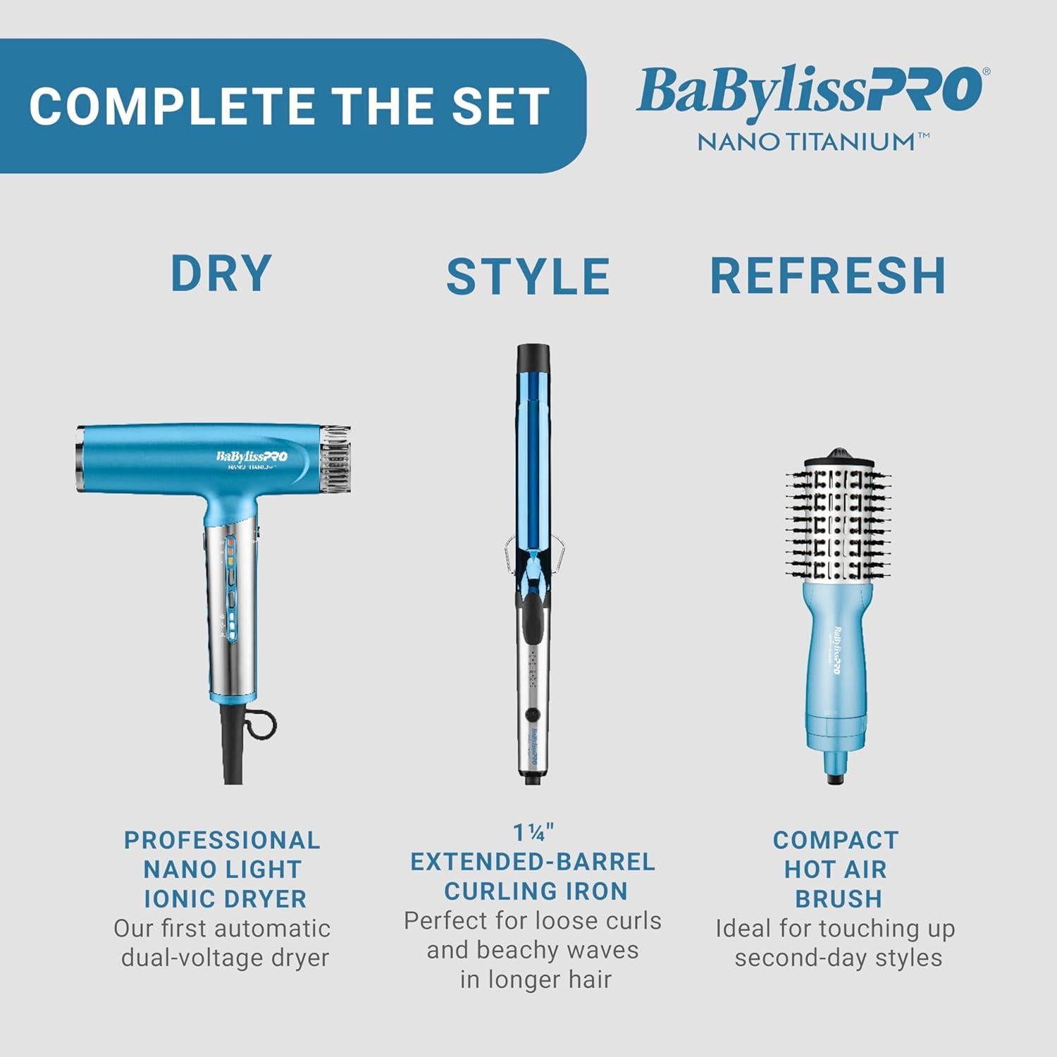 Plancha Digital Iónica BaBylissPRO 32mm Alisador de Cabello