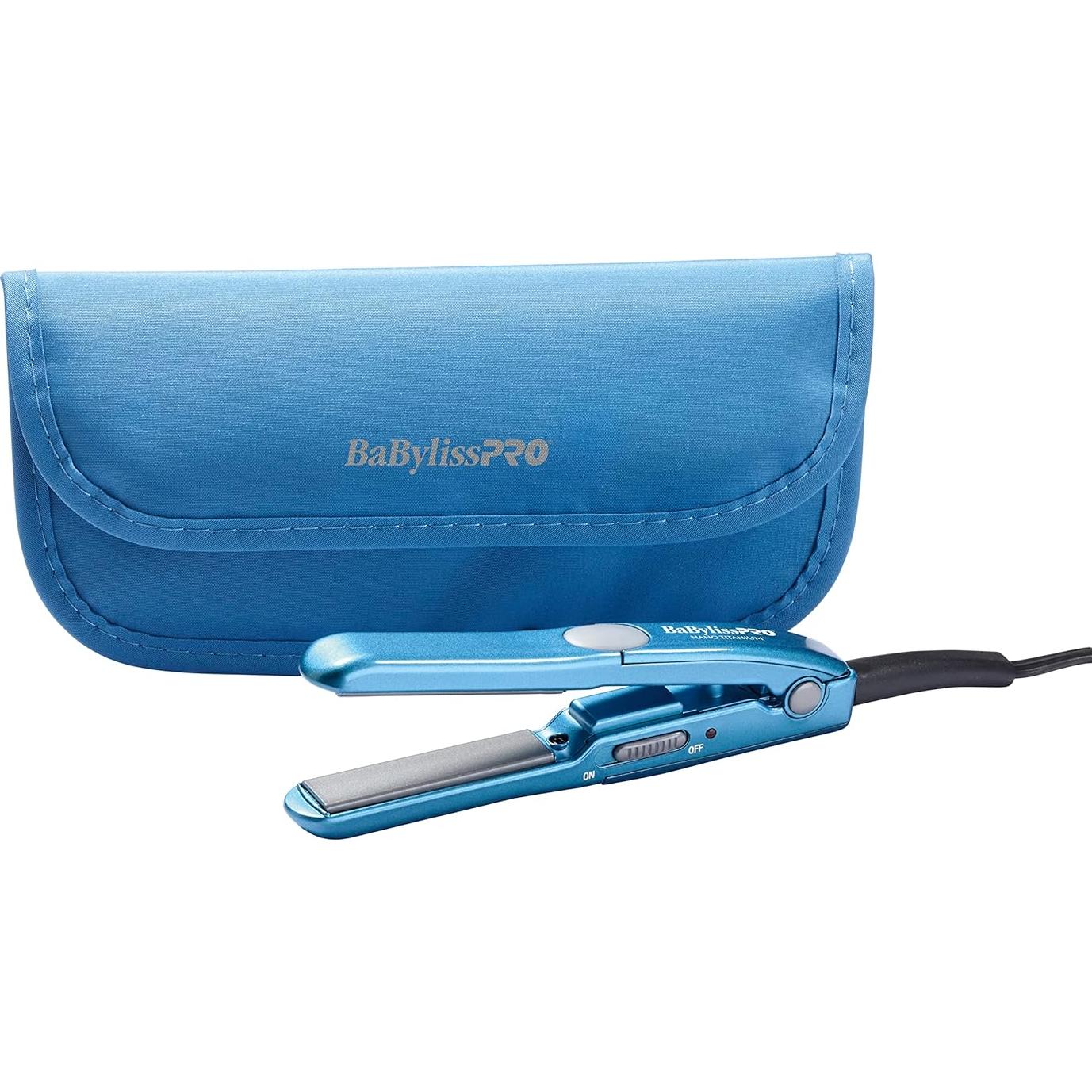 Plancha de Pelo Mini BaBylissPRO Nano Titanium 1.27 cm