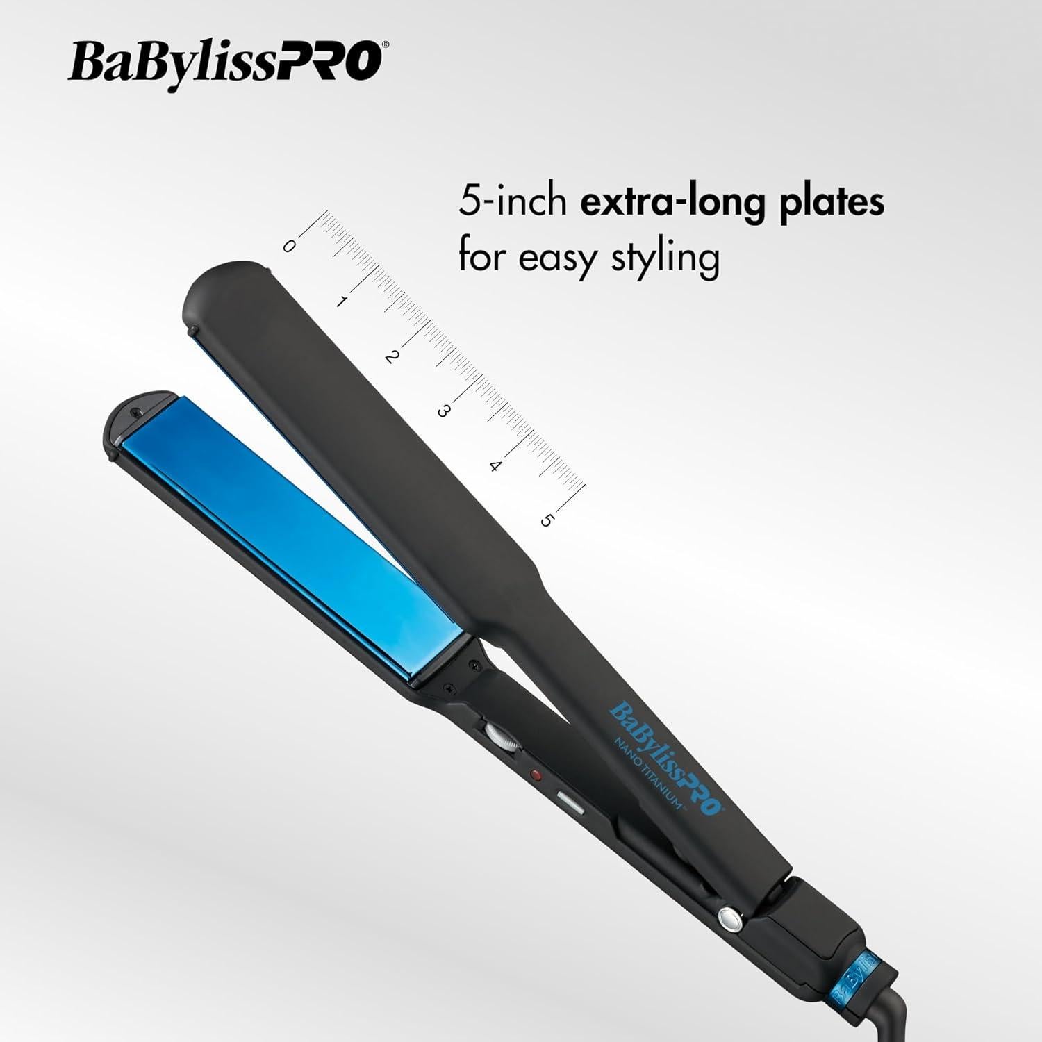 Plancha de Pelo Profesional BaBylissPRO Nano Titanio 30.5cm