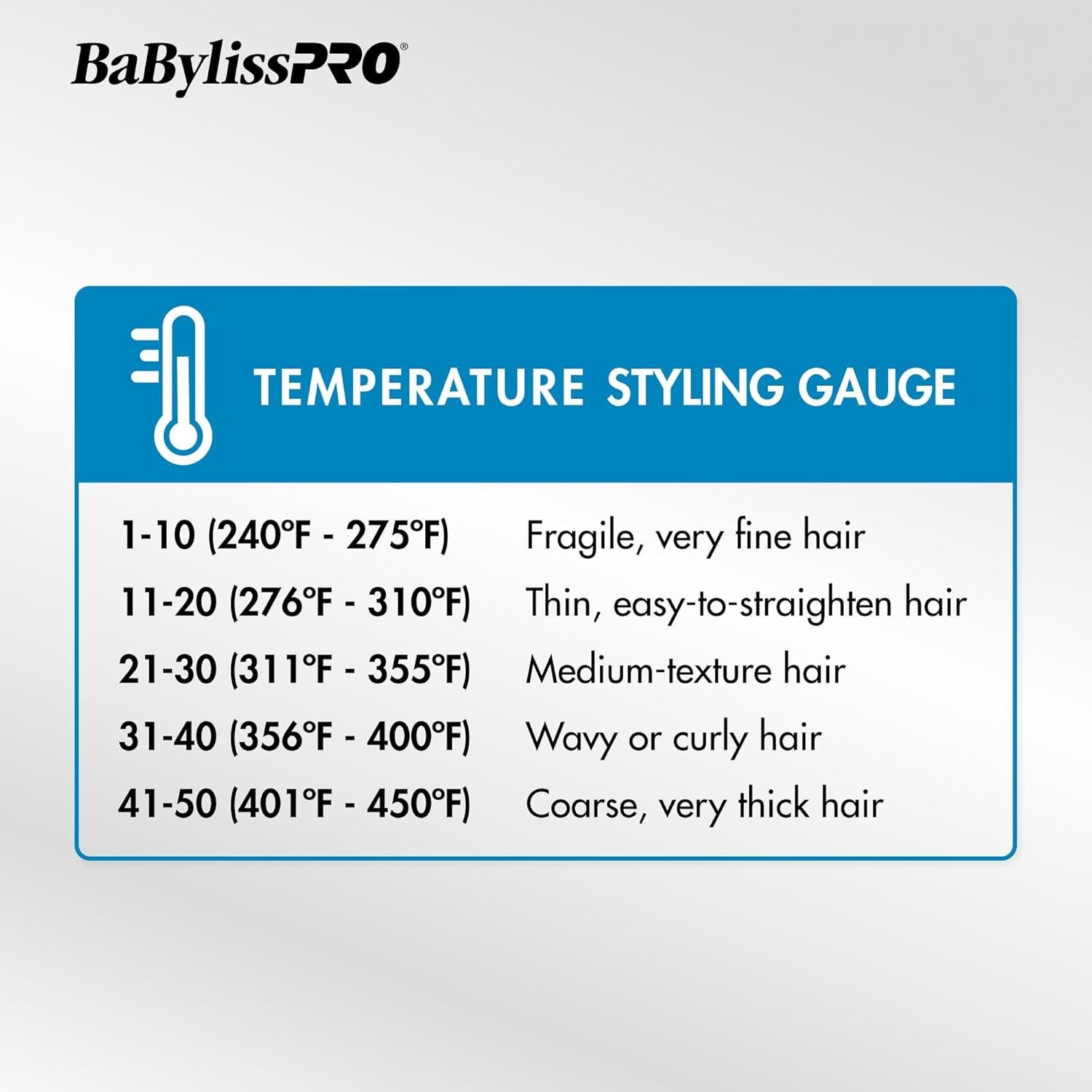 Plancha de Pelo Profesional BaBylissPRO Nano Titanio 30.5cm