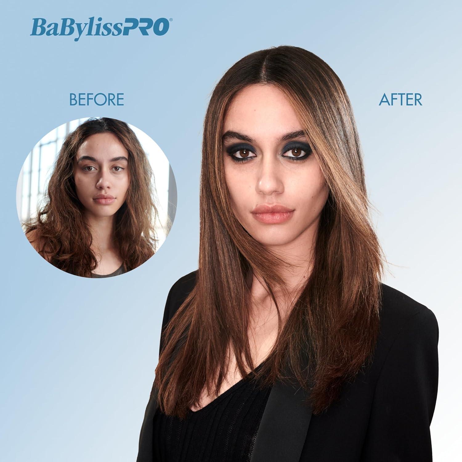 Plancha de Pelo BaBylissPRO Nano Titanium 2.54 cm Estilizador Curvado