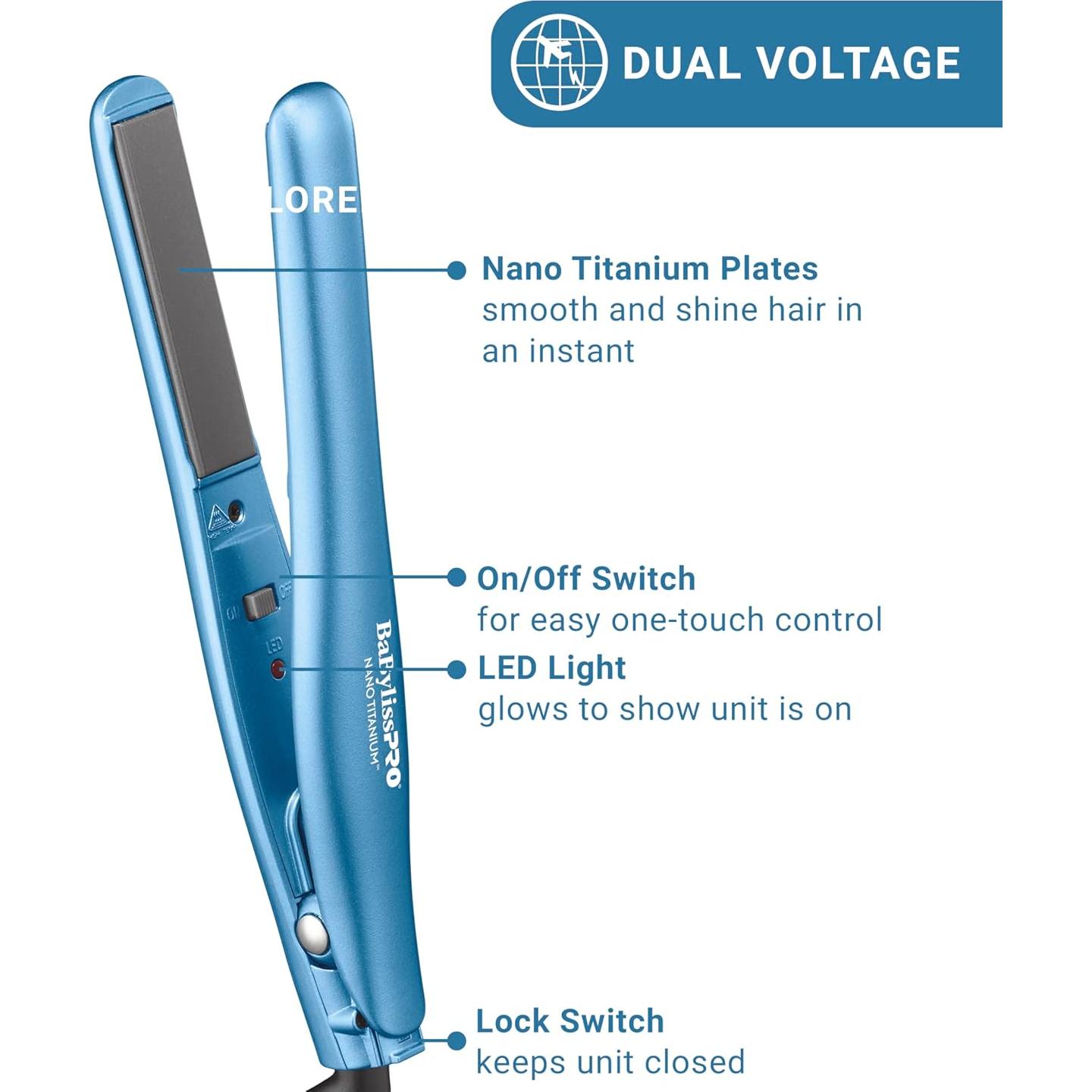 Plancha de Pelo BaBylissPRO Mini Ultra Lisa 1.9 cm