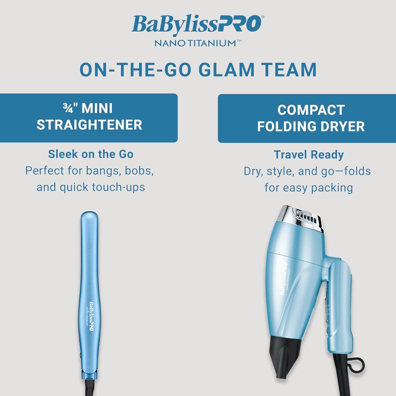 Plancha de Pelo BaBylissPRO Mini Ultra Lisa 1.9 cm