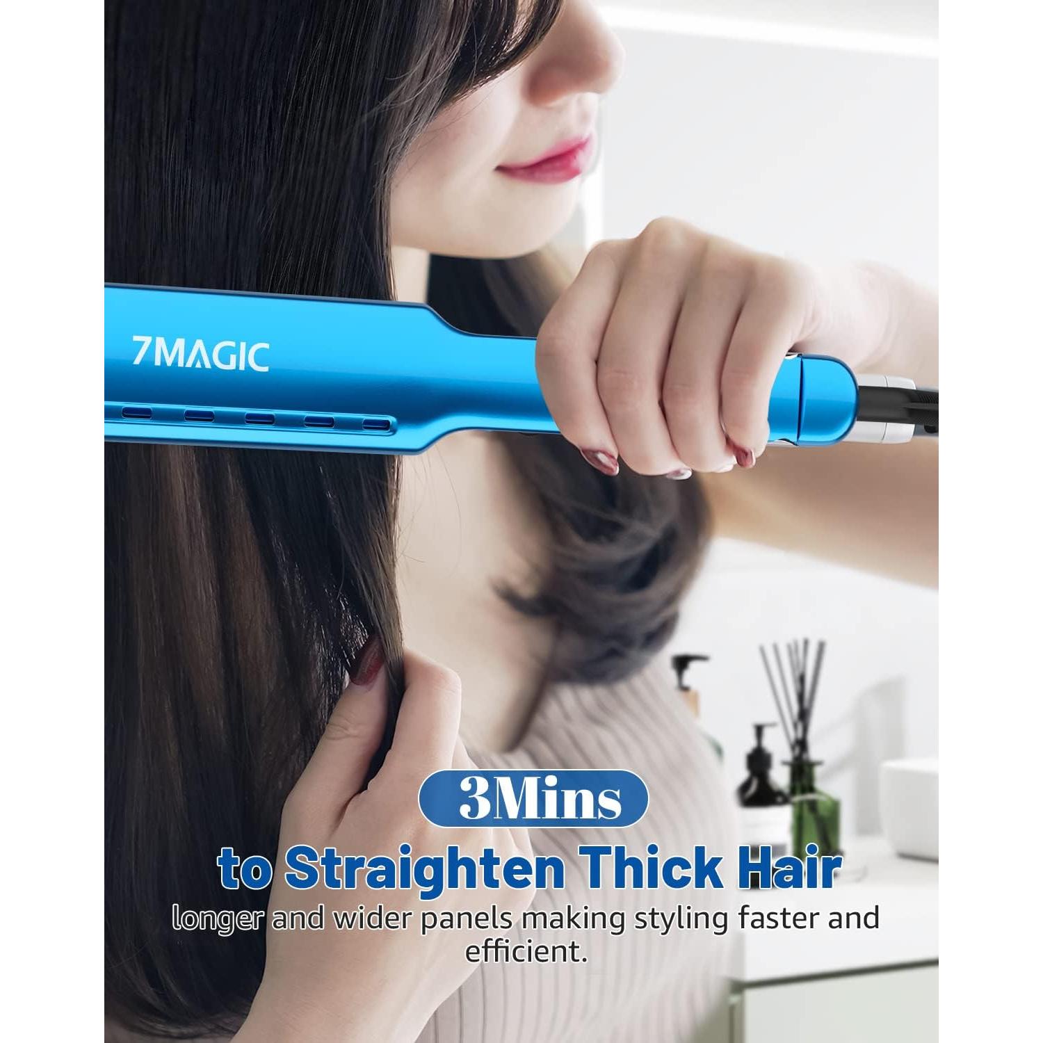 Plancha de Cabello 7MAGIC Nano Titanio 4.3 cm 5 Temperaturas