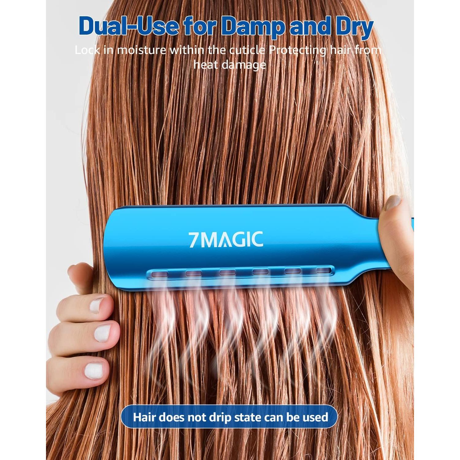 Plancha de Cabello 7MAGIC Nano Titanio 4.3 cm 5 Temperaturas