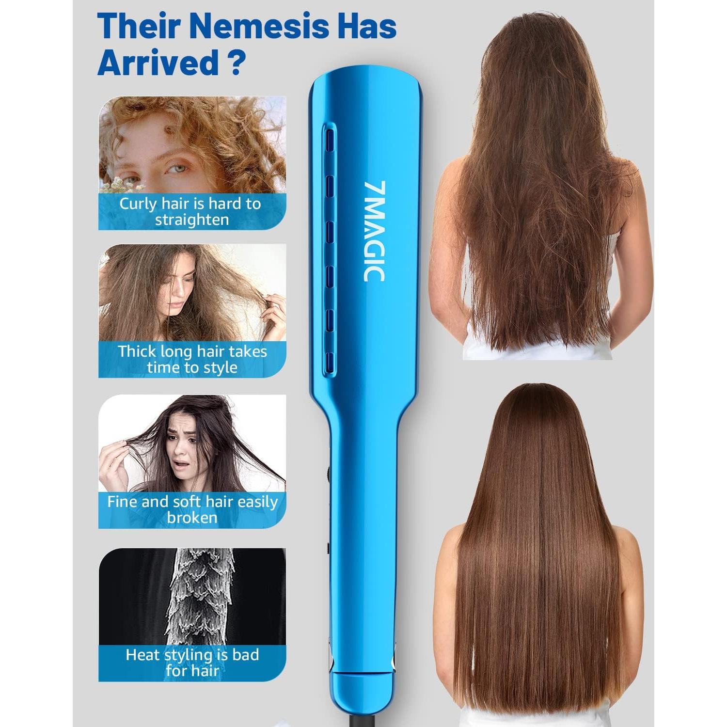 Plancha de Cabello 7MAGIC Nano Titanio 4.3 cm 5 Temperaturas