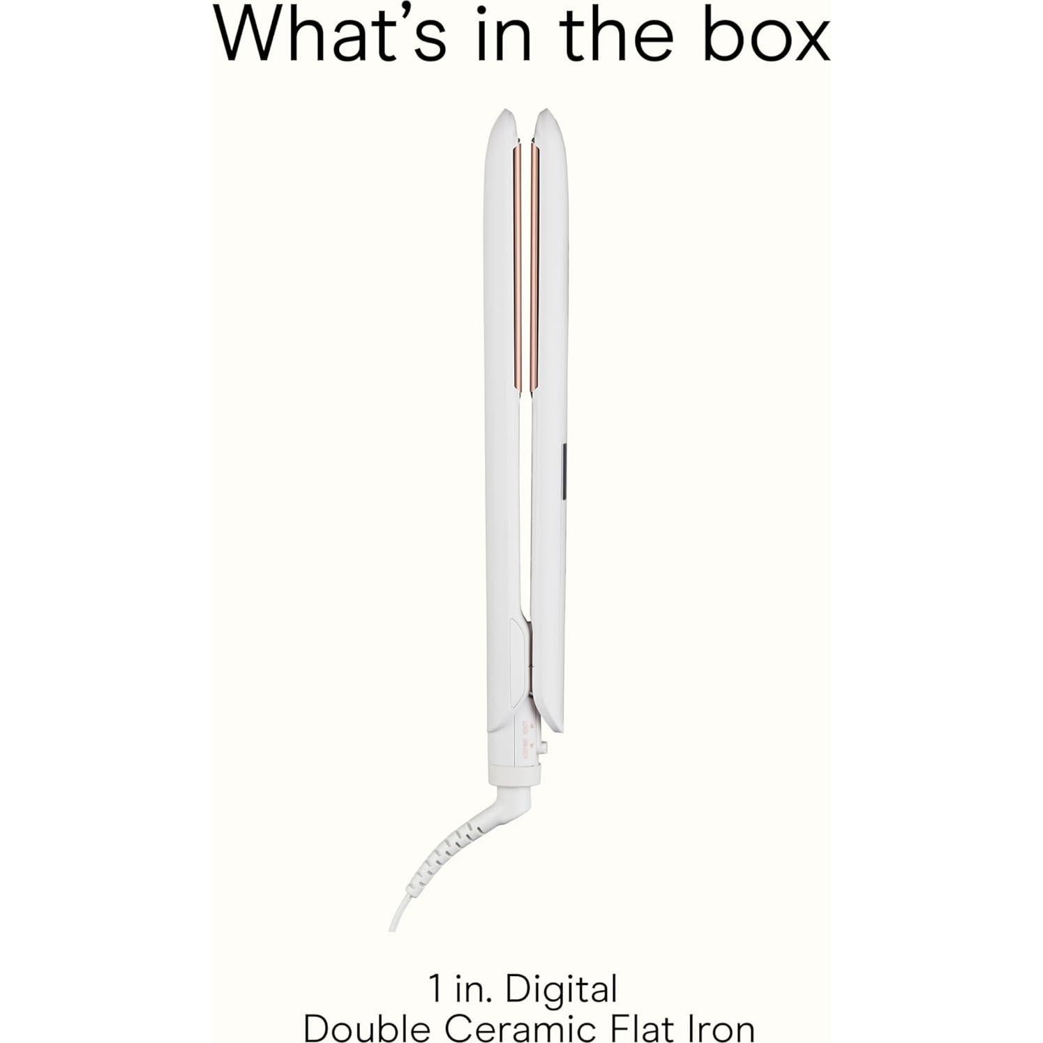 Plancha de Cerámica Doble Conair CS224, 1 Pulgada, 5 Temperaturas
