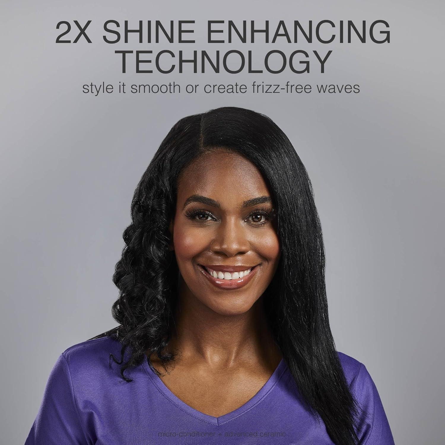 Plancha de Pelo Remington Shine Therapy 1" Cerámica Profesional