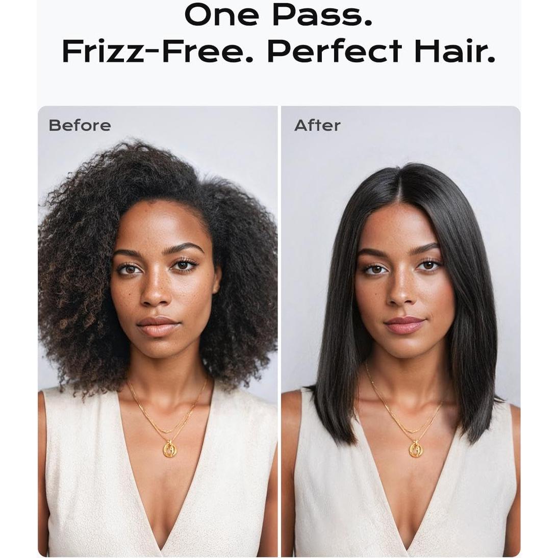 Plancha de Pelo Titanio 100% Puro VANESSA LM-133 5 cm