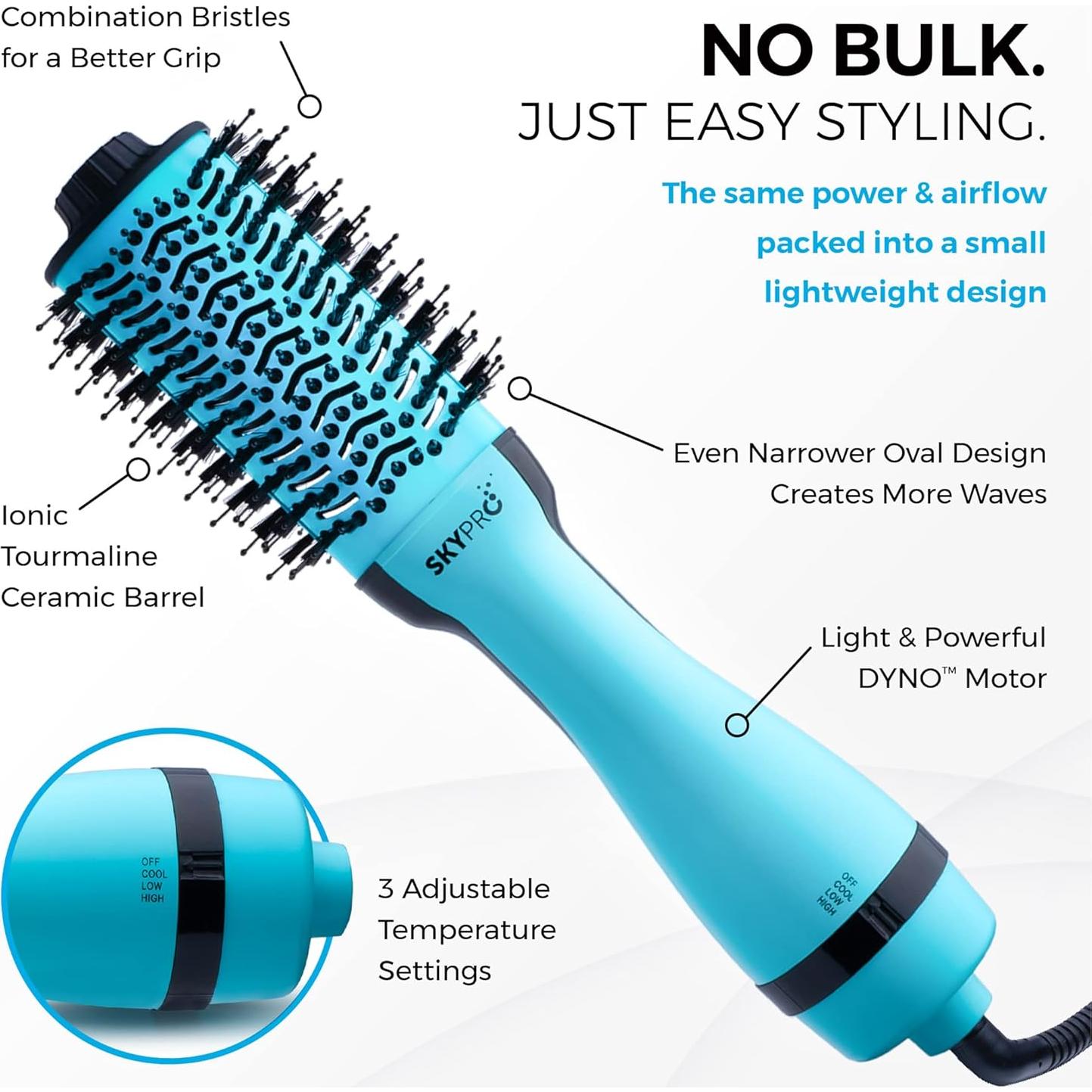 Cepillo Secador de Cabello SKYPRO SKY400 - Alisa y Da Volumen