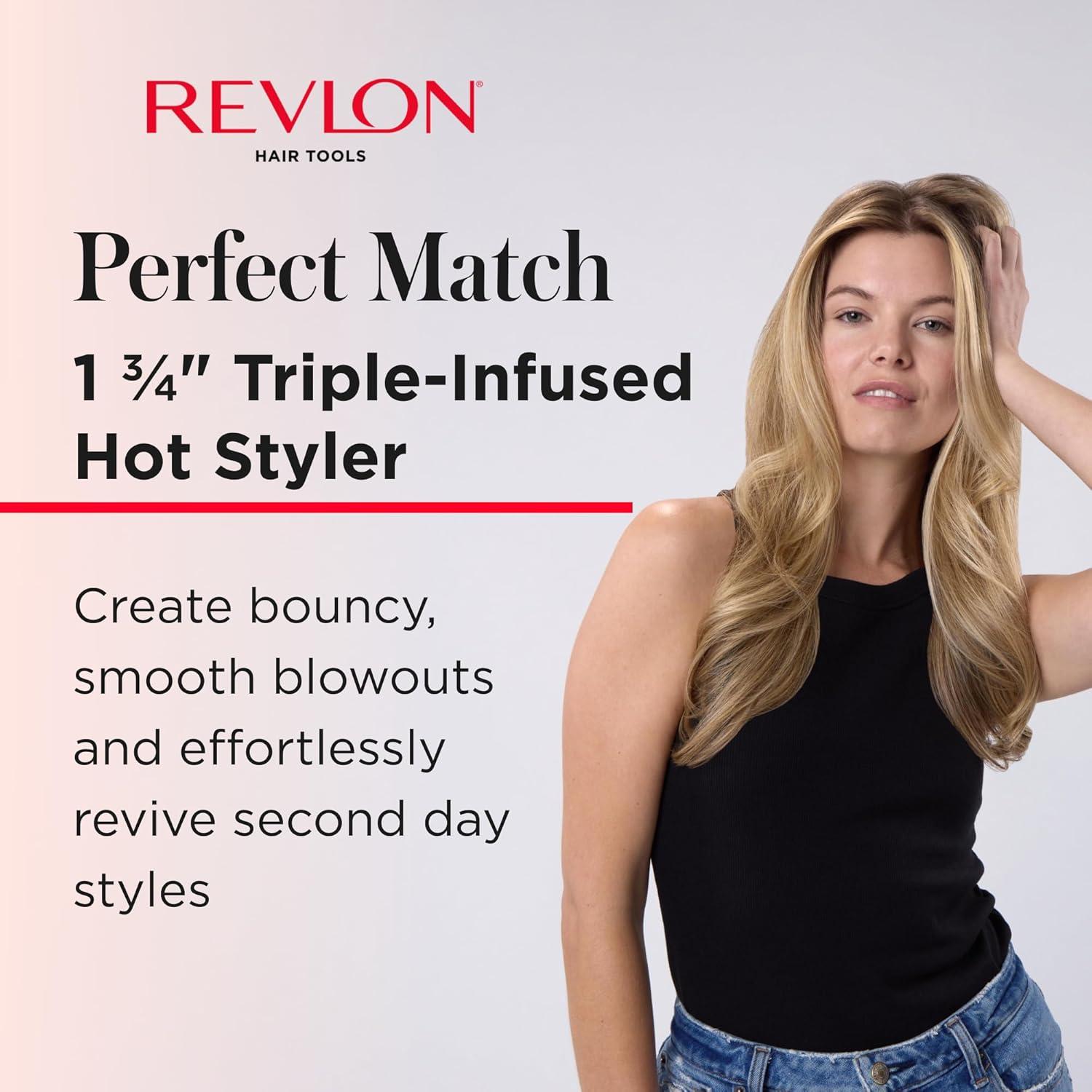 Cepillo Calentado Revlon Perfect Match 1.25" - Rizos y Volumen