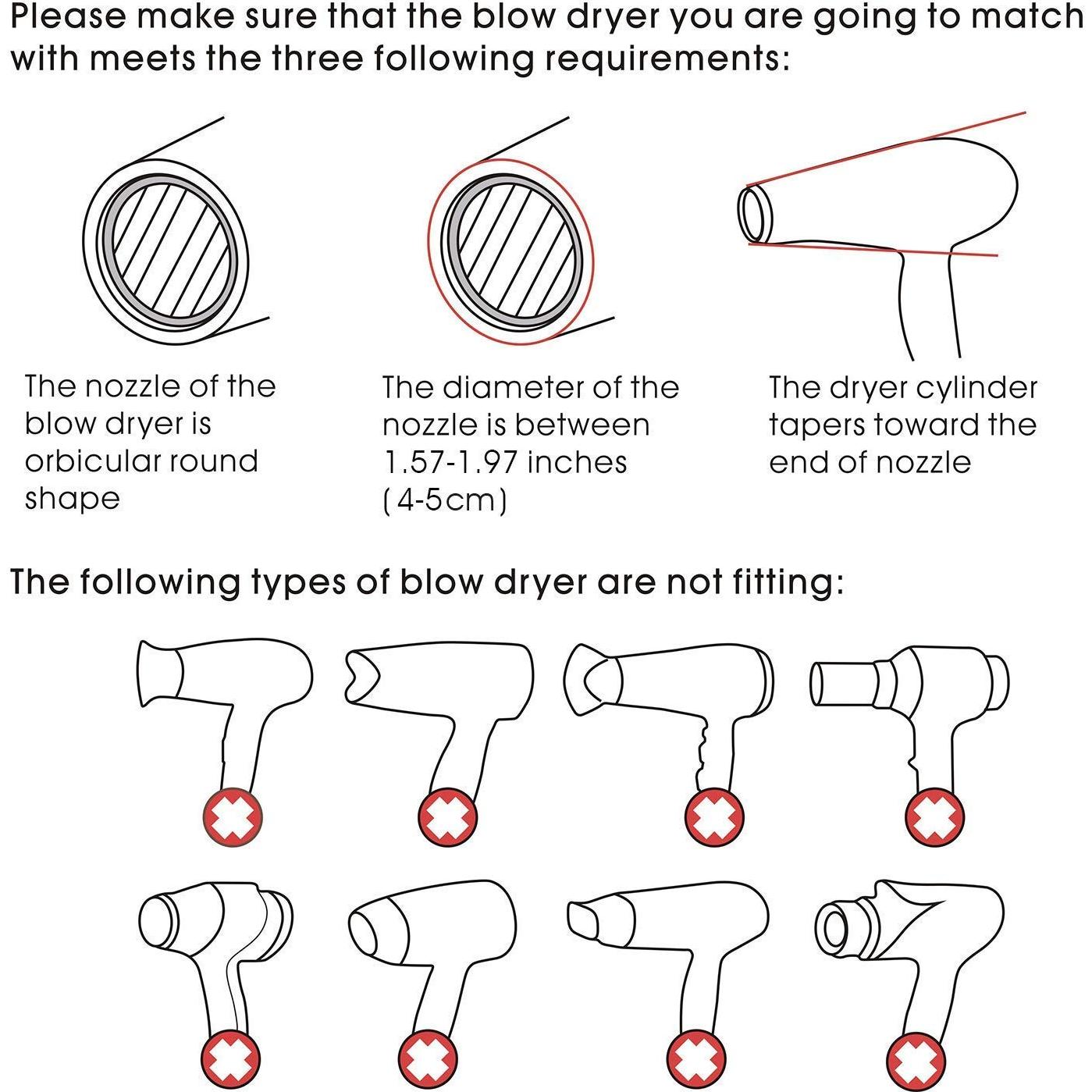 Accesorio Cepillo Secador Segbeauty 4-5cm para Alisar Cabello