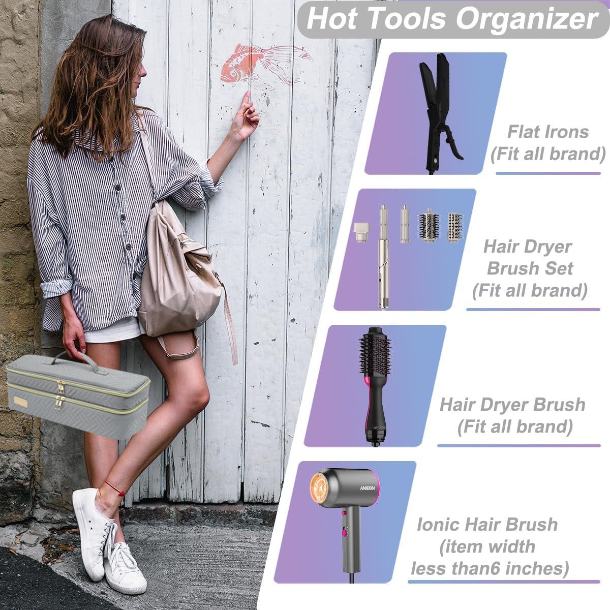 Bolsa de Viaje para Herramientas de Cabello Revlon Gris