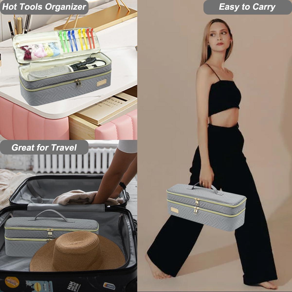Bolsa de Viaje para Herramientas de Cabello Revlon Gris