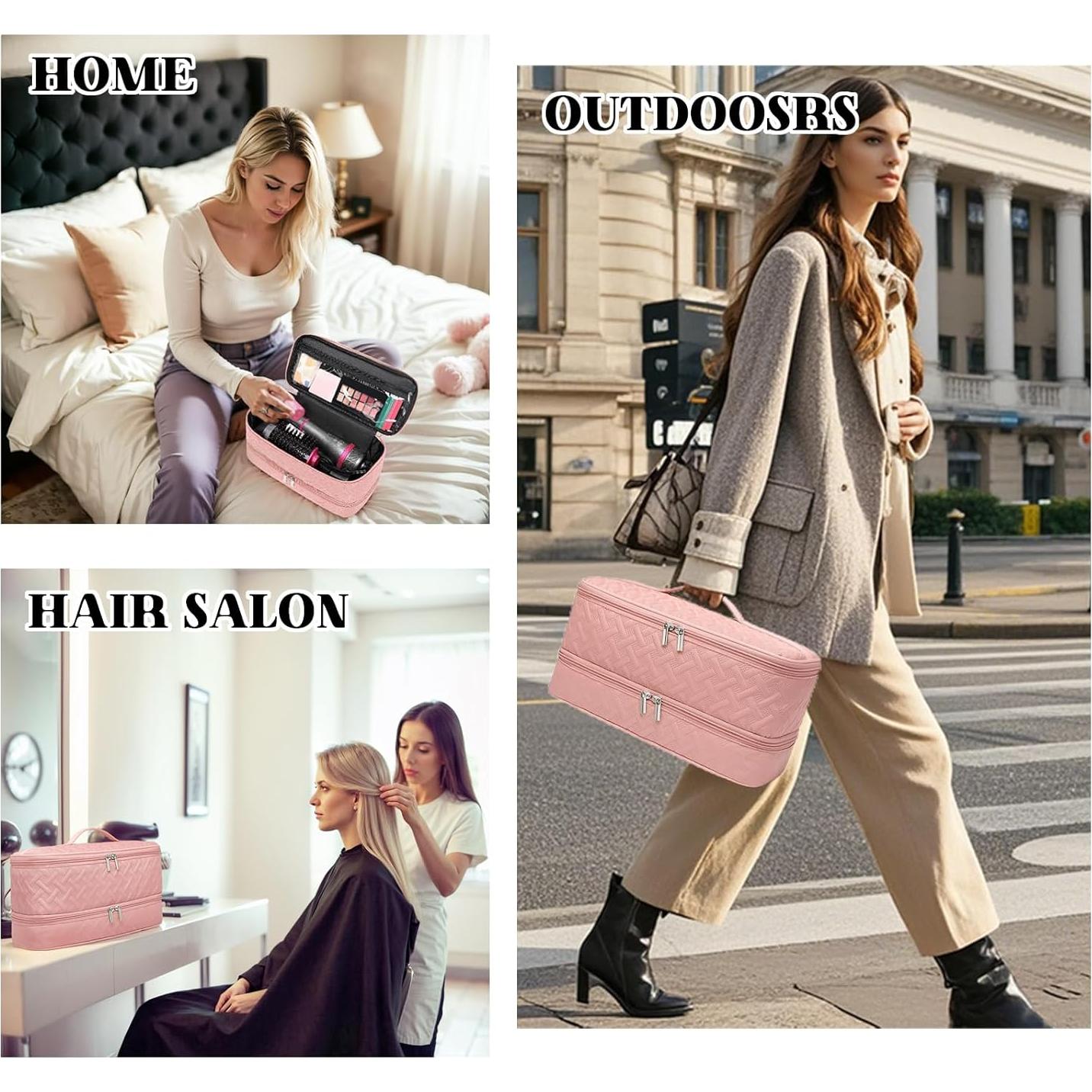 Funda de viaje para cepillo secador Revlon One-Step Rosa